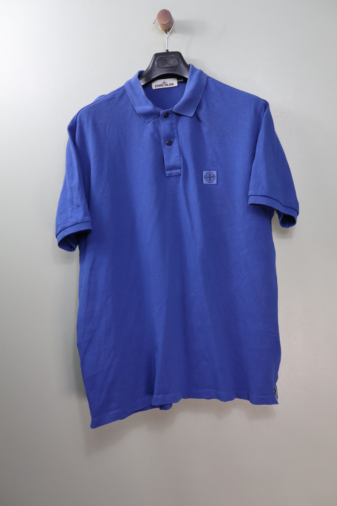 Stone Island Blue Regular Fit Polo