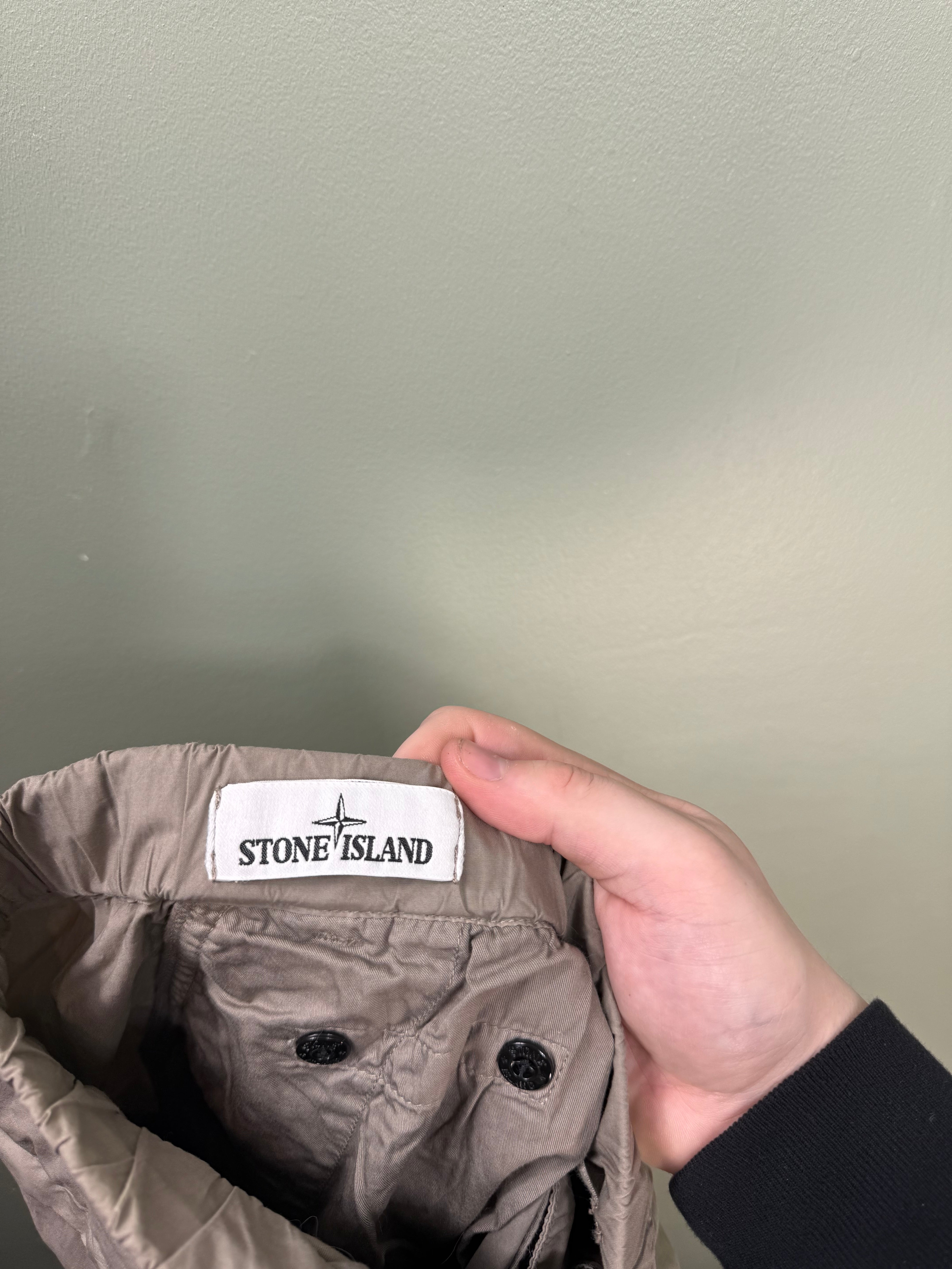 Stone Island Beige RE-T Cargo Bottoms