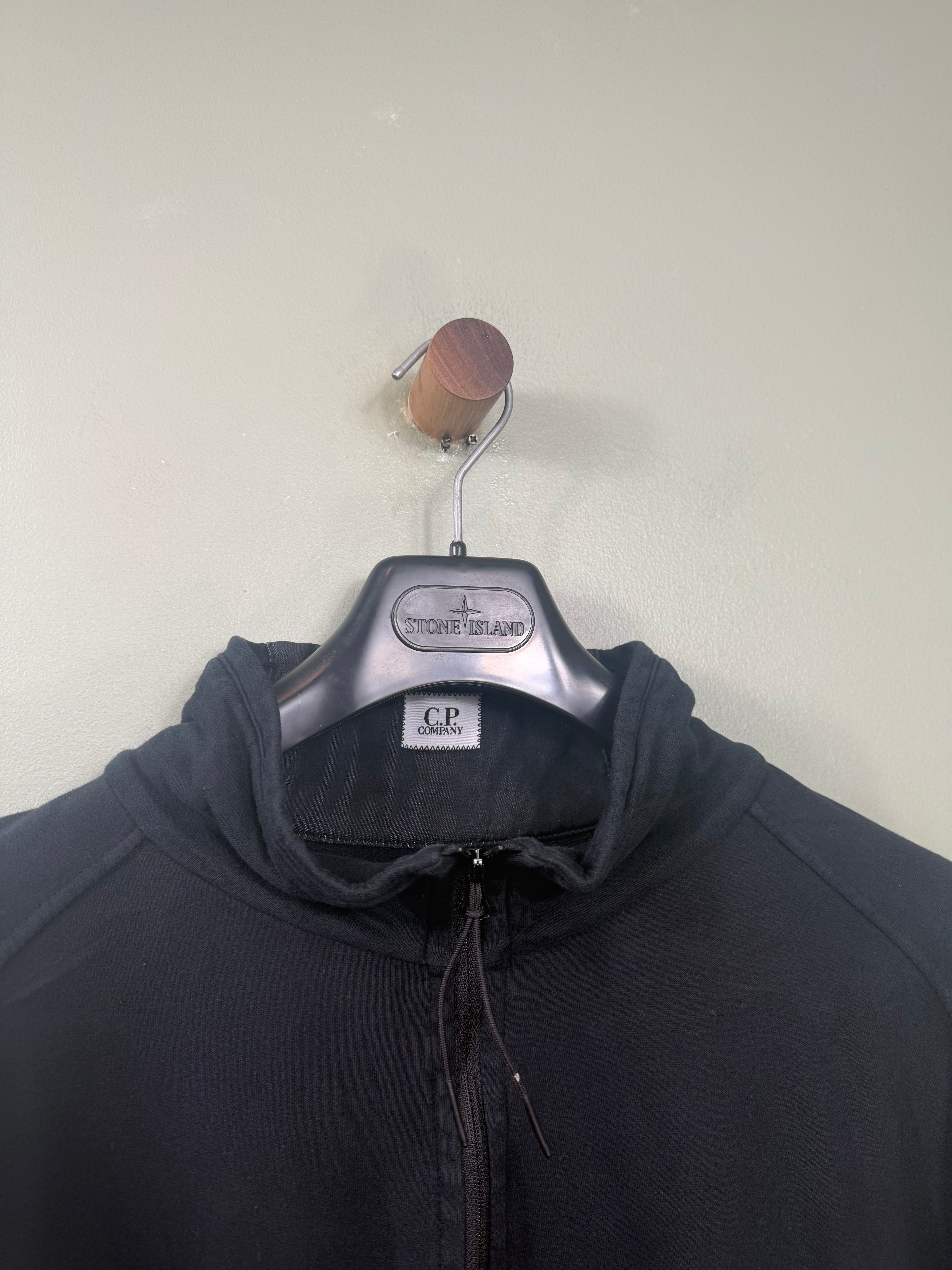 C.P. Company Black 1/4 Zip Jumper