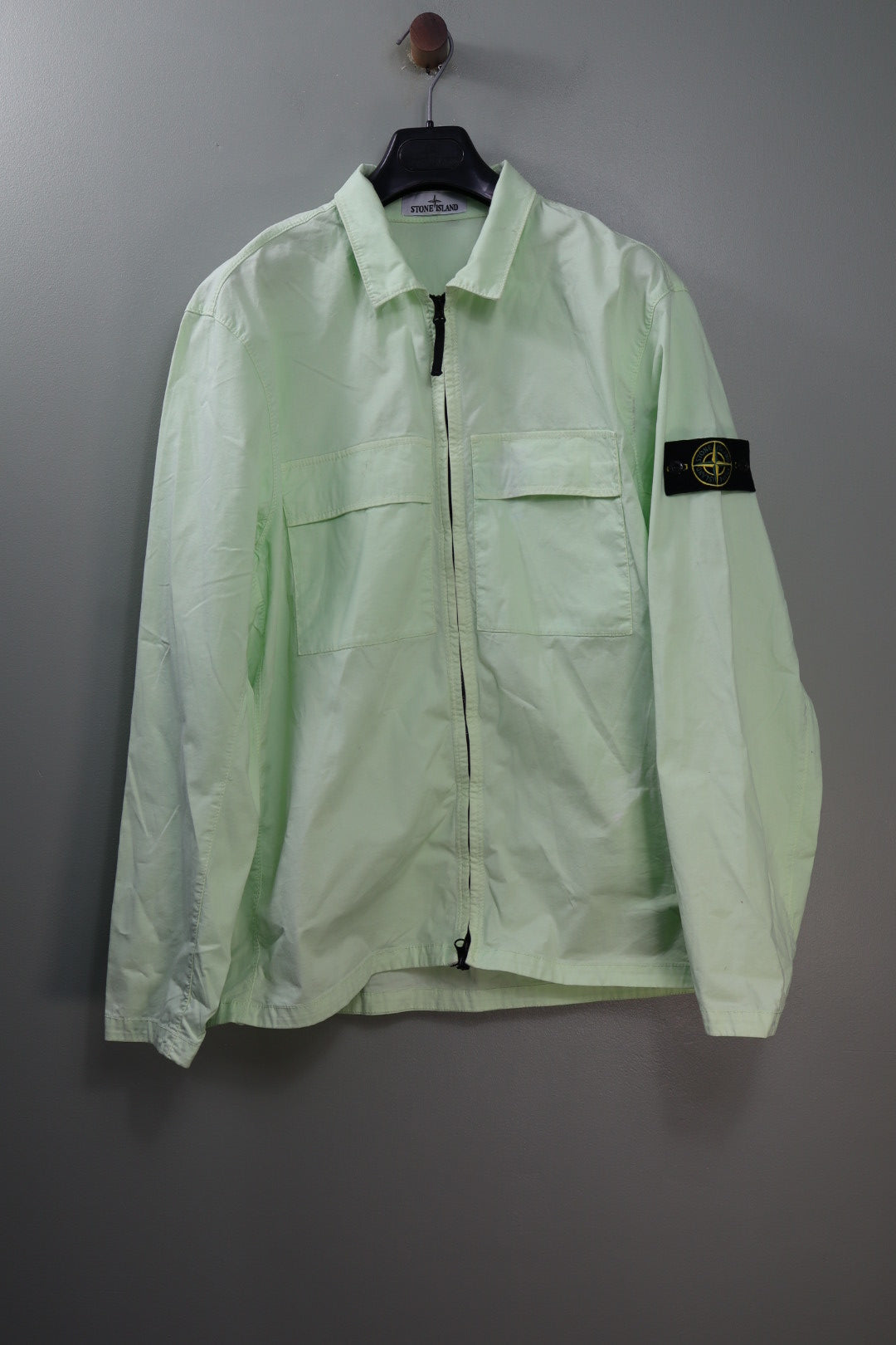 Stone Island Lime Overshirt
