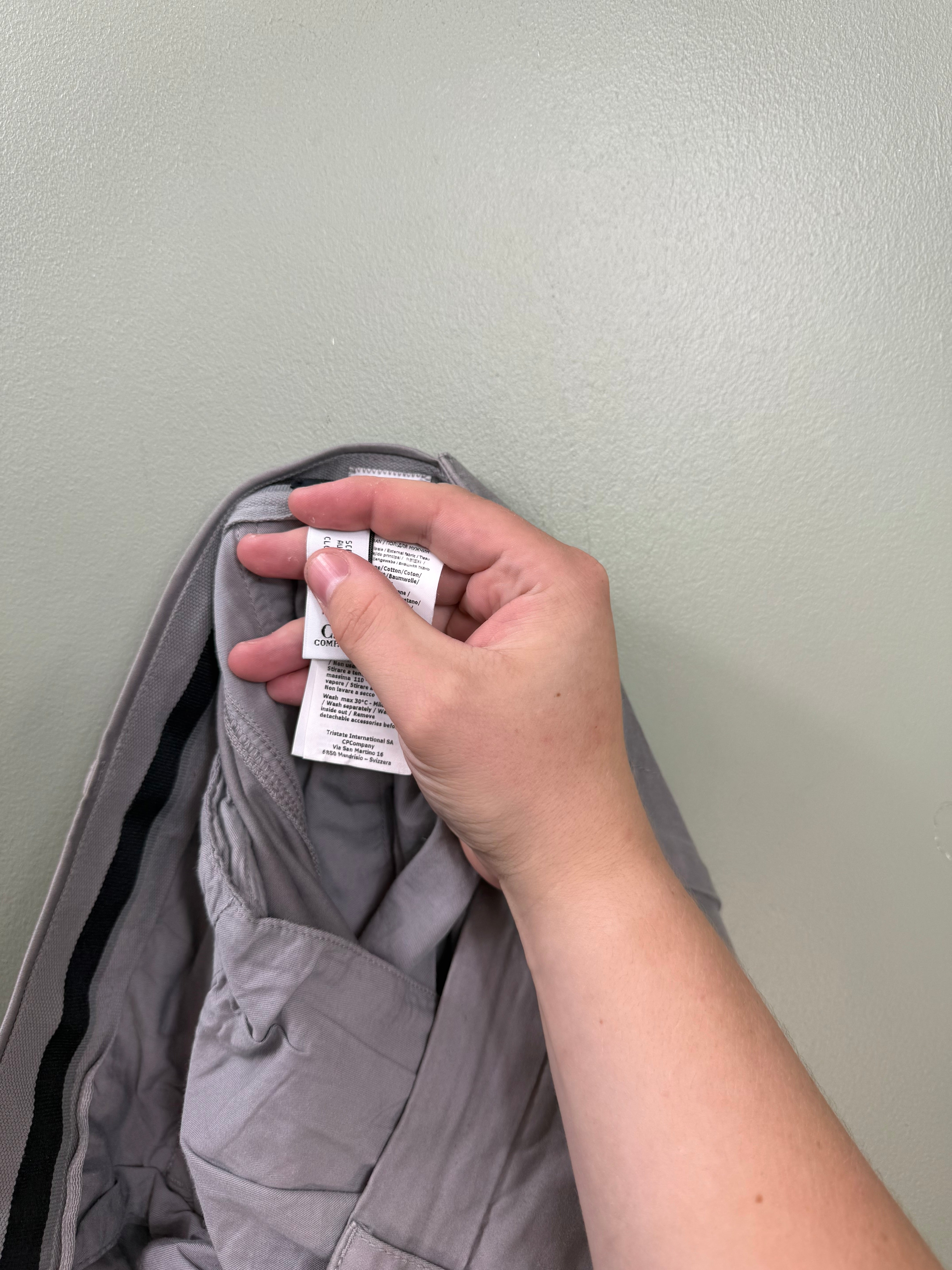 C.P. Company Grey Cargo Bottoms