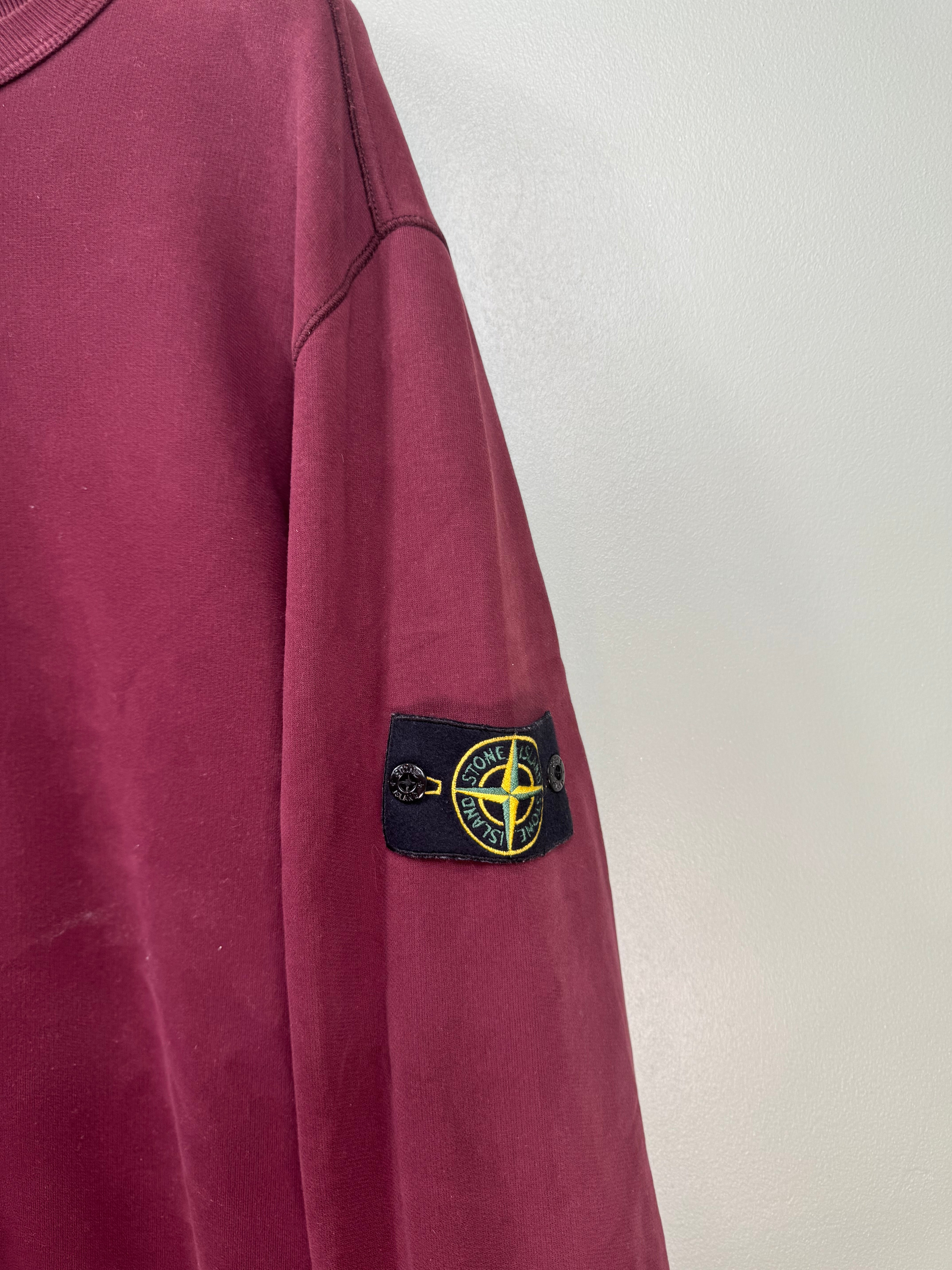 Stone Island Burgundy Jumper