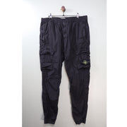 Stone Island Black RE-T Cargo Bottoms