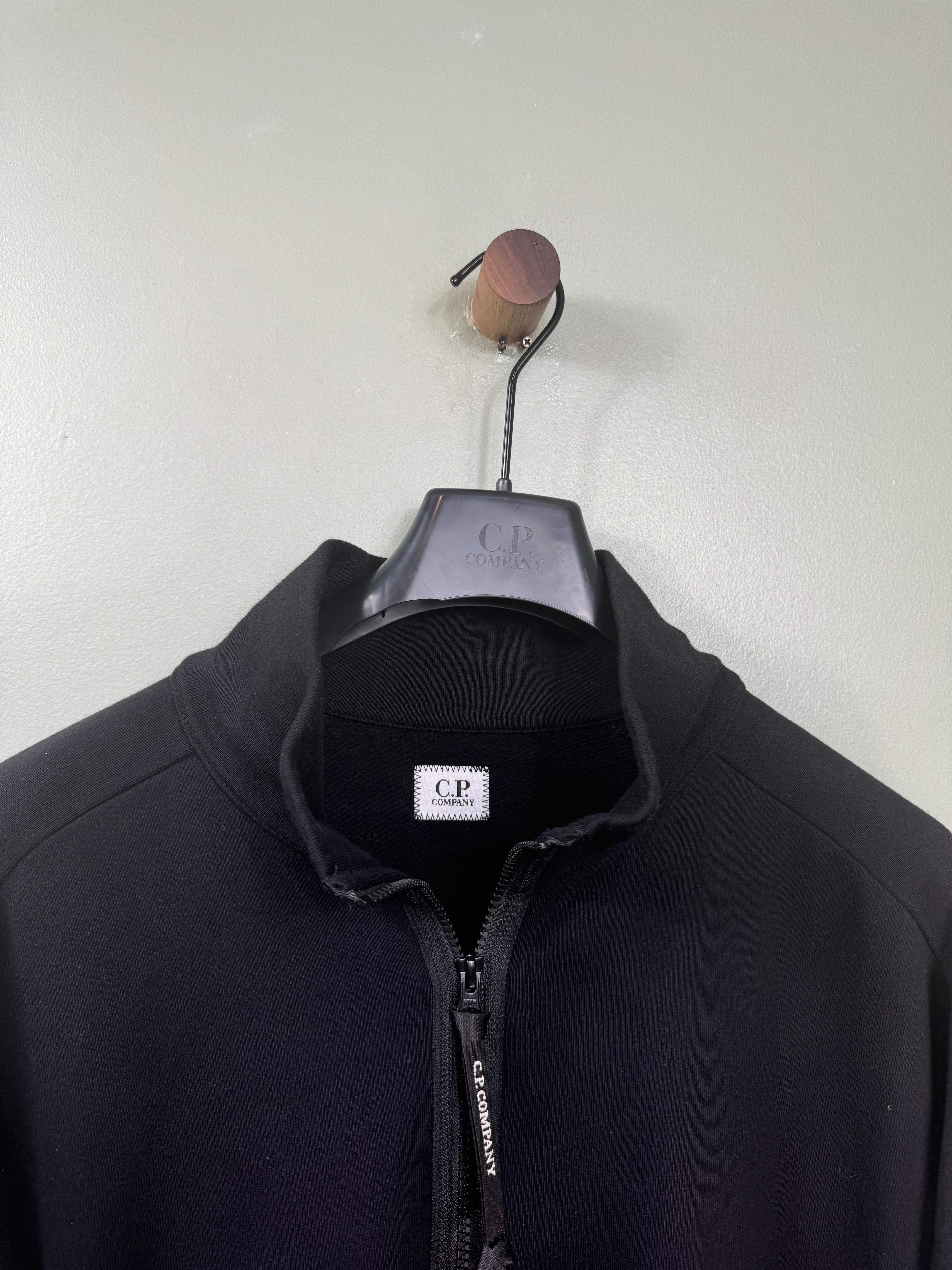 CP Company Black 1/4 Zip Jumper