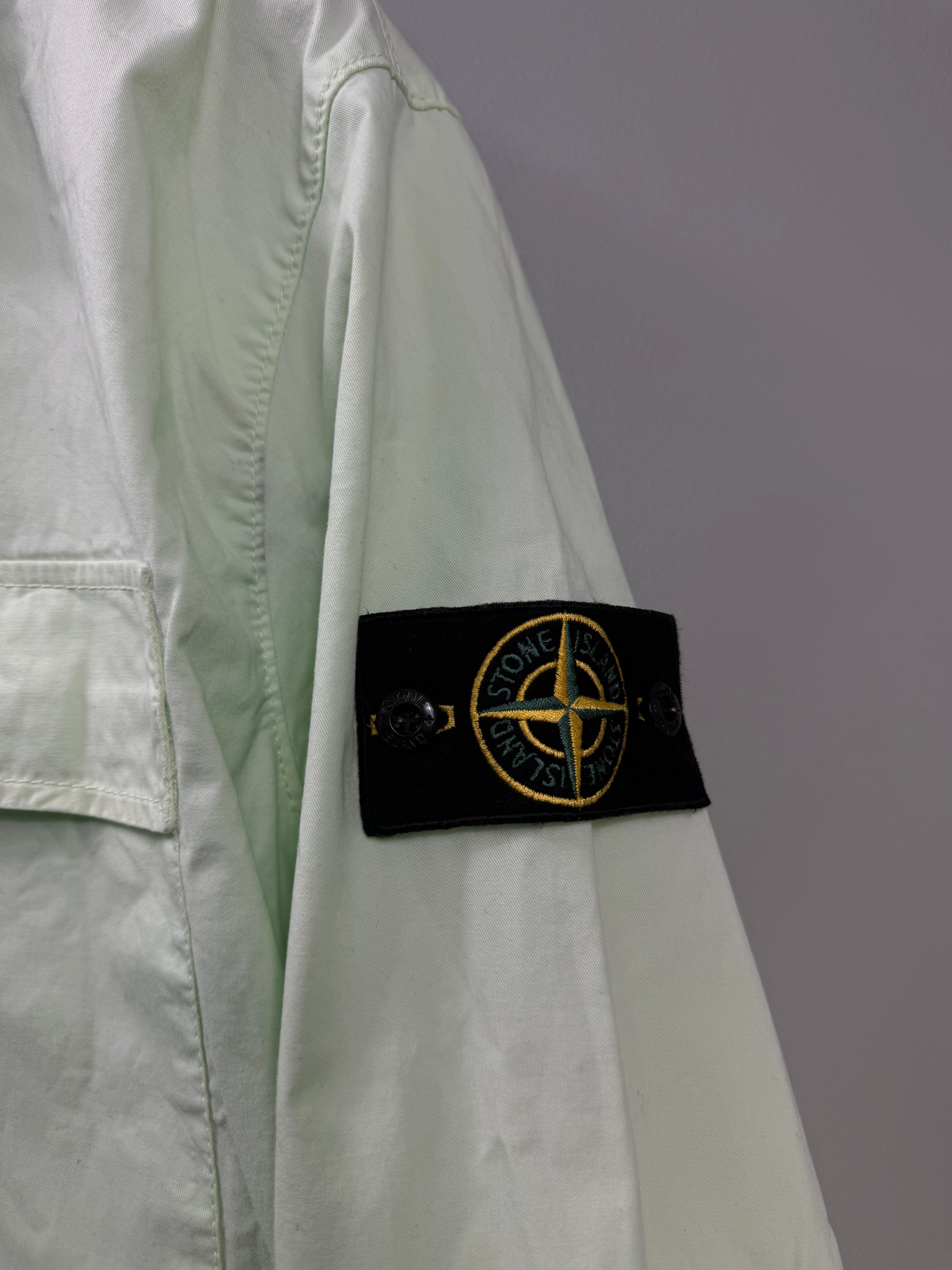 Stone Island Lime Overshirt