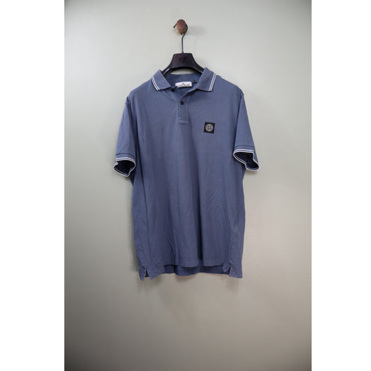 Stone Island Blue Polo