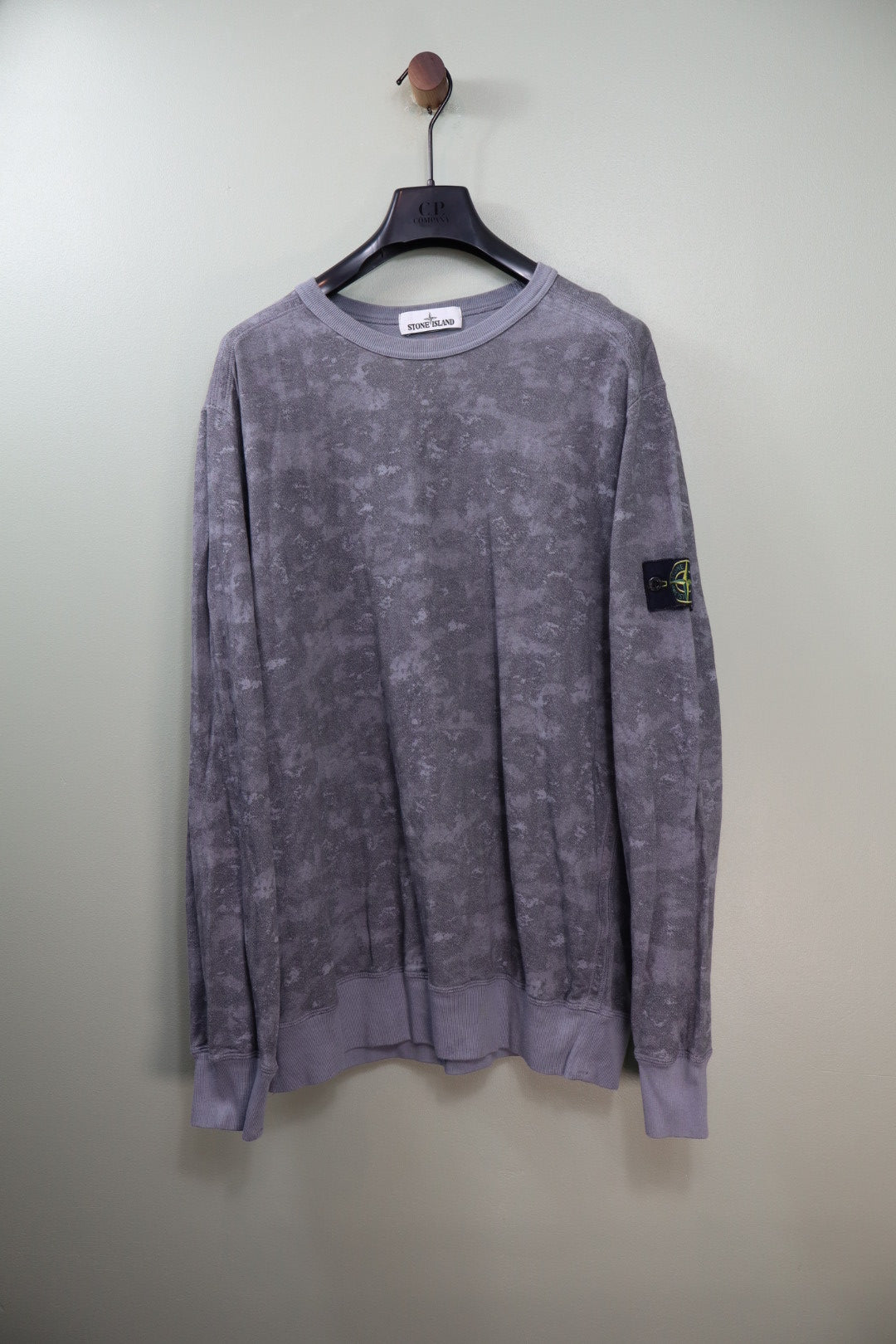 Stone Island Grey Camo Jumper