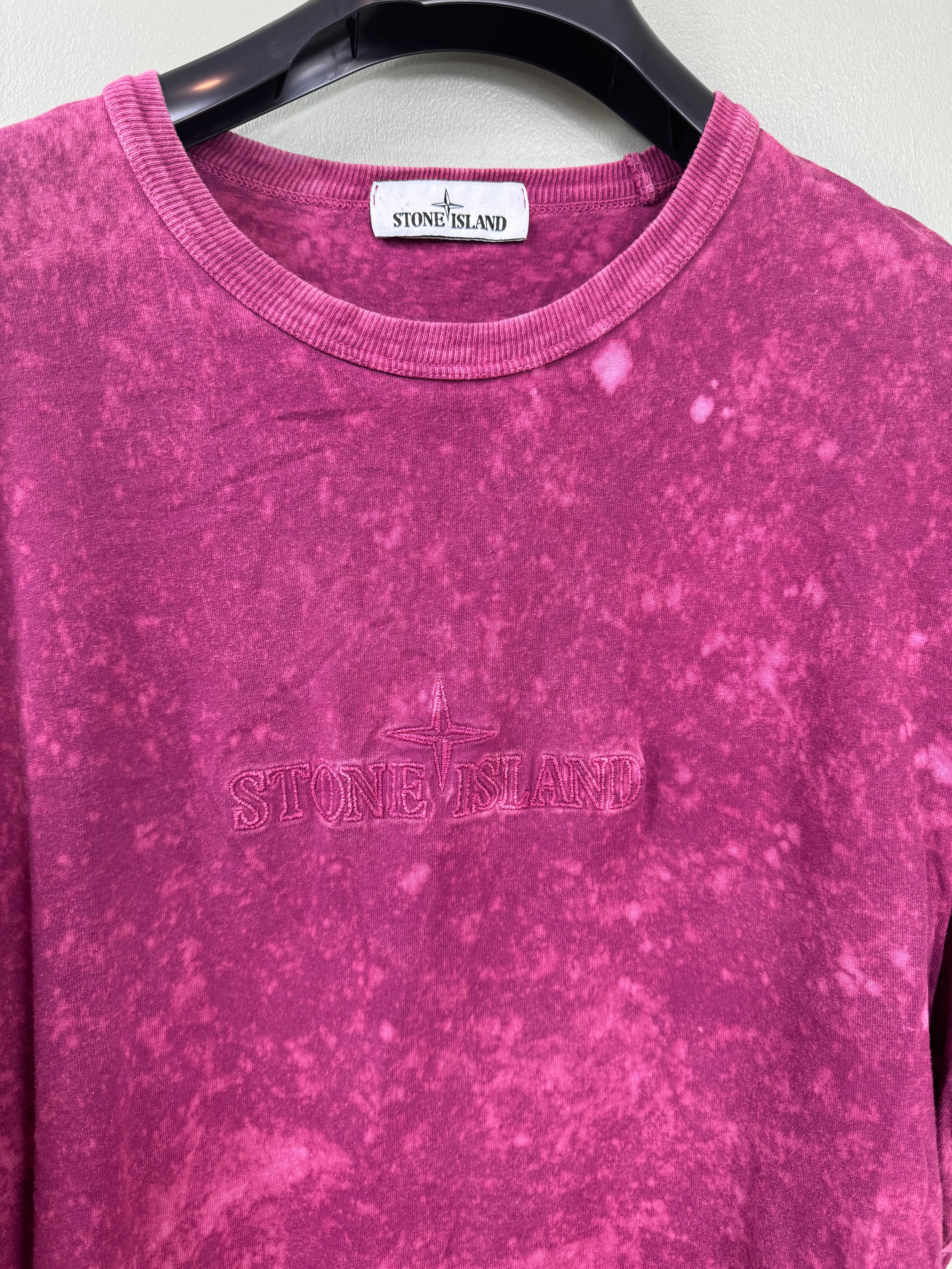 Stone Island Purple Ovo Dye T-Shirt