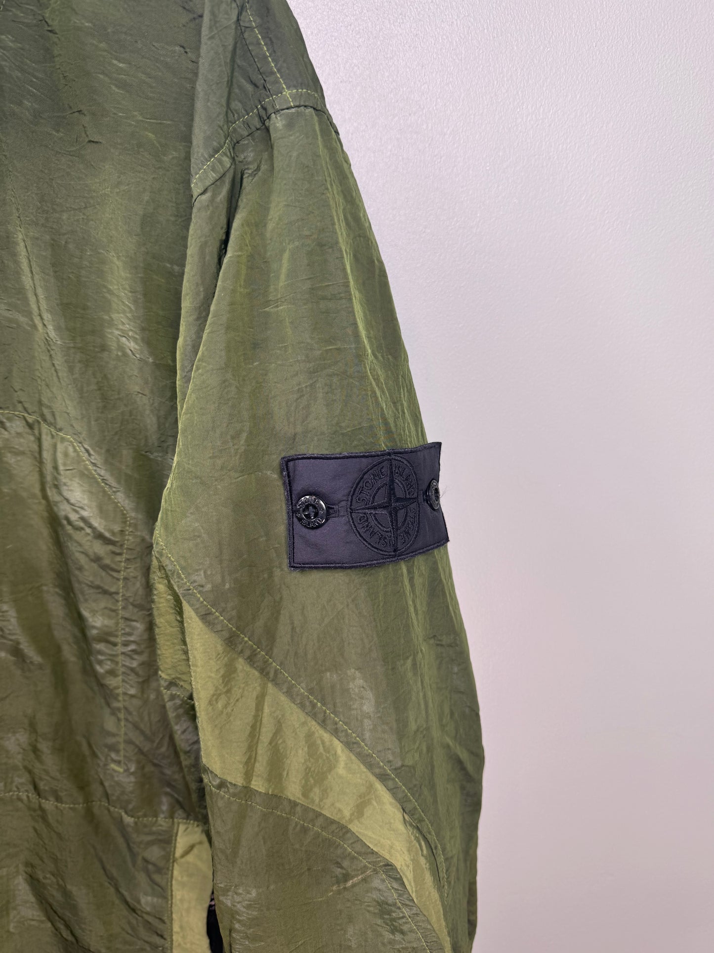 Stone Island Khaki Shadow Project Nylon Metal Smock