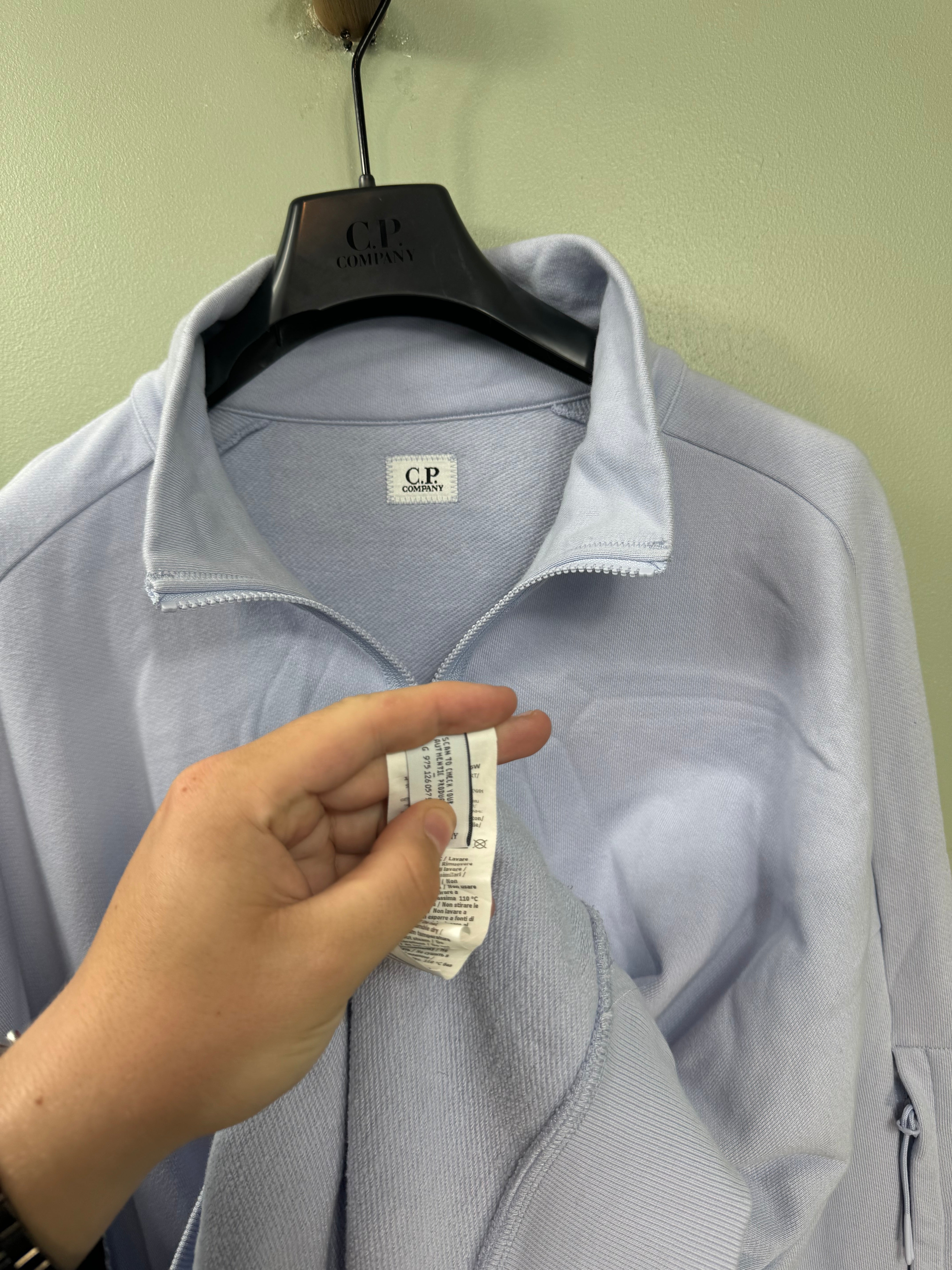 CP Company Violet 1/4 Zip Jumper