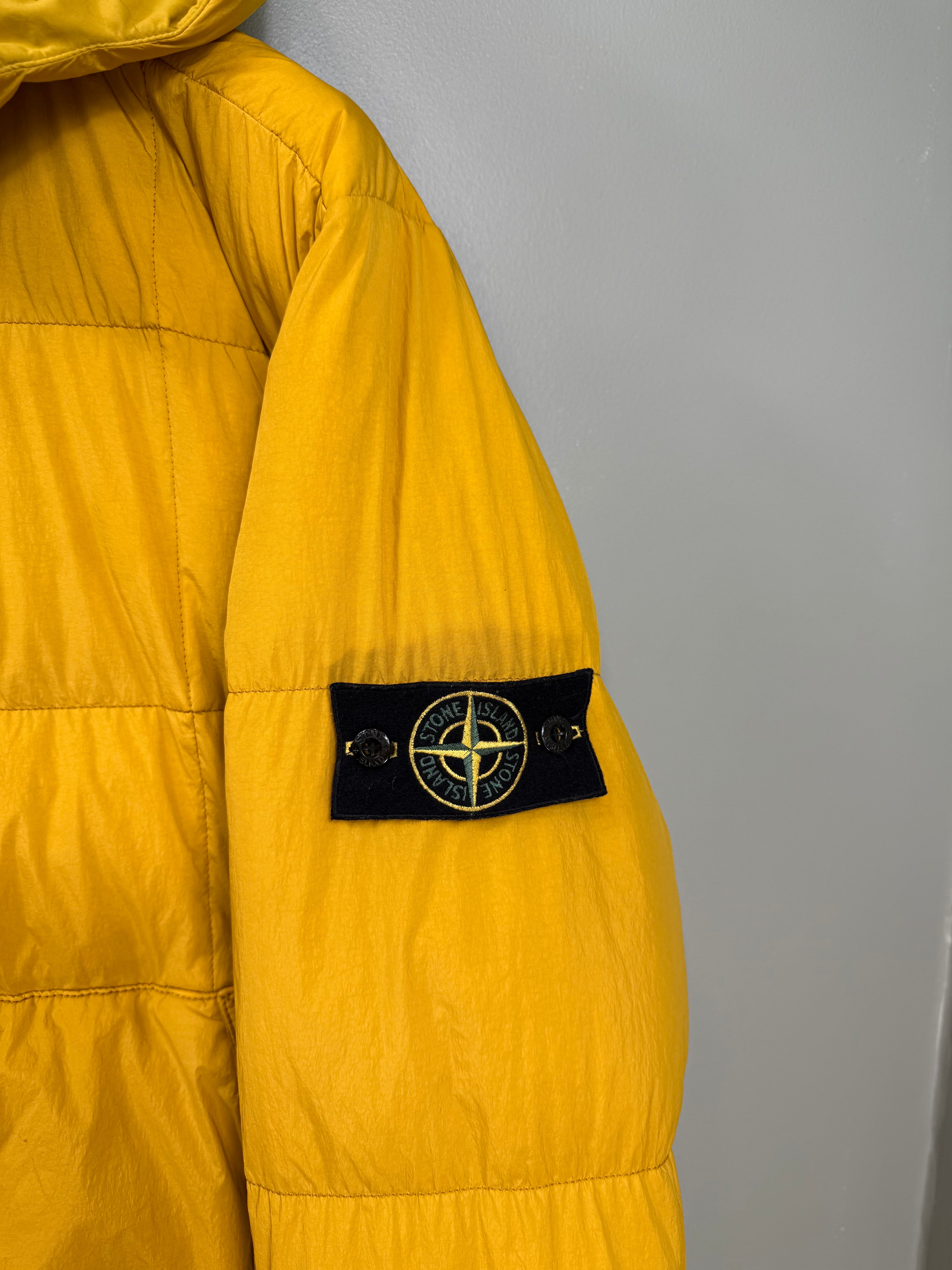 Stone Island Yellow Crinkle Reps Jacket