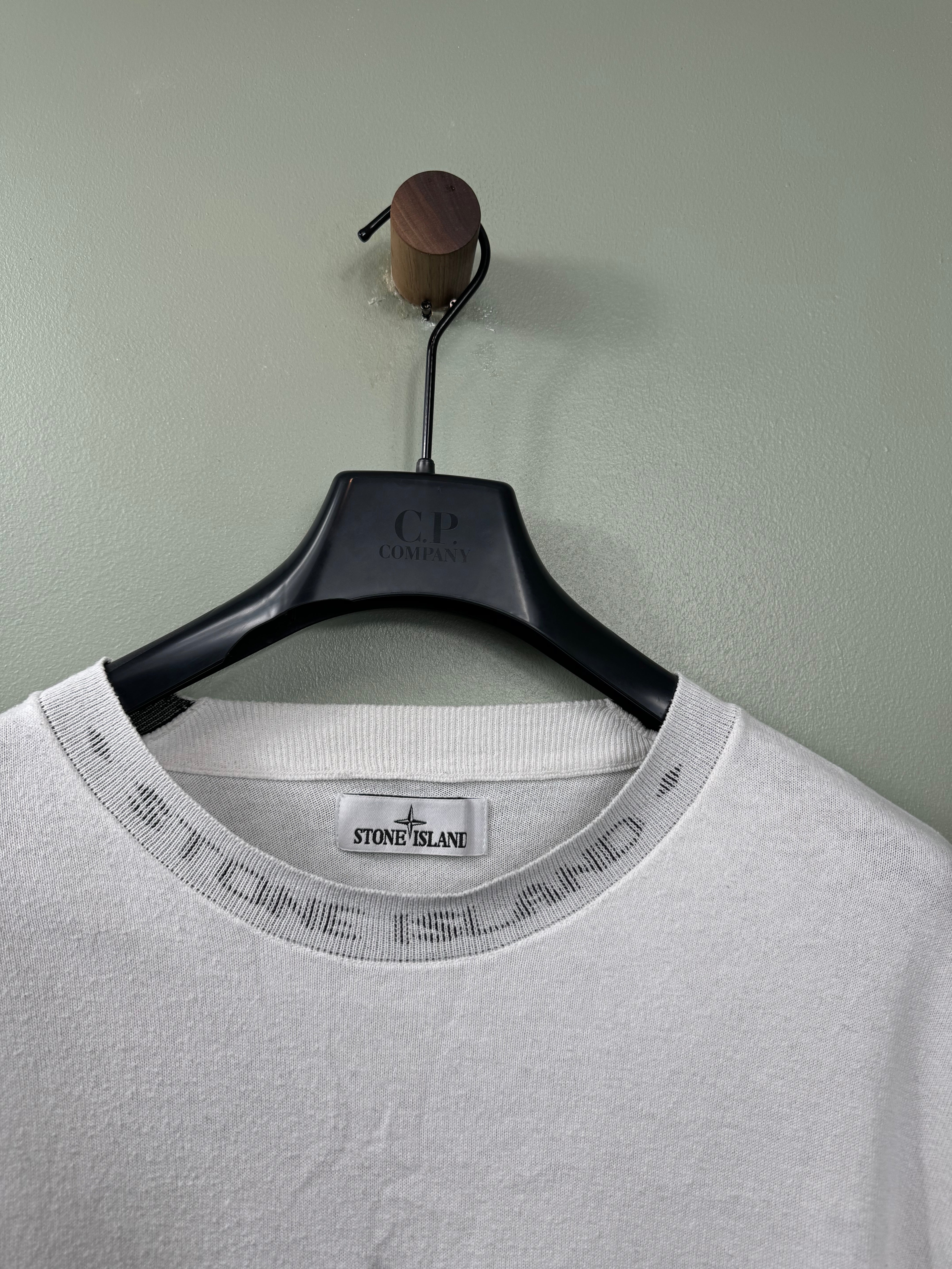Stone Island White Tee
