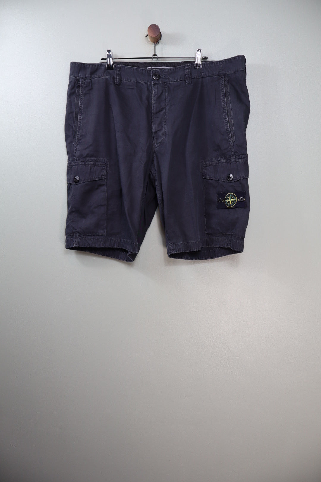 Stone Island Black SL Cargo Shorts