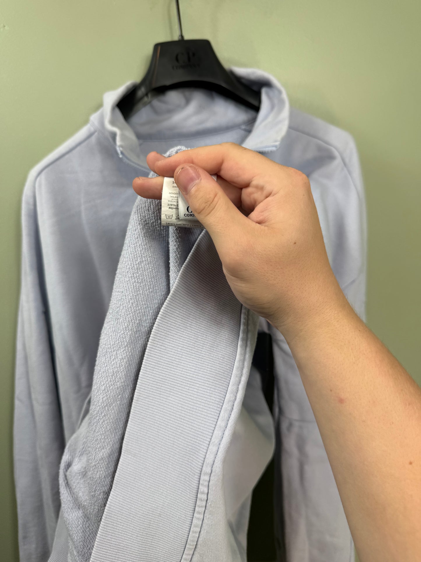 C.P. Company Purple 1/4 Zip Jumper