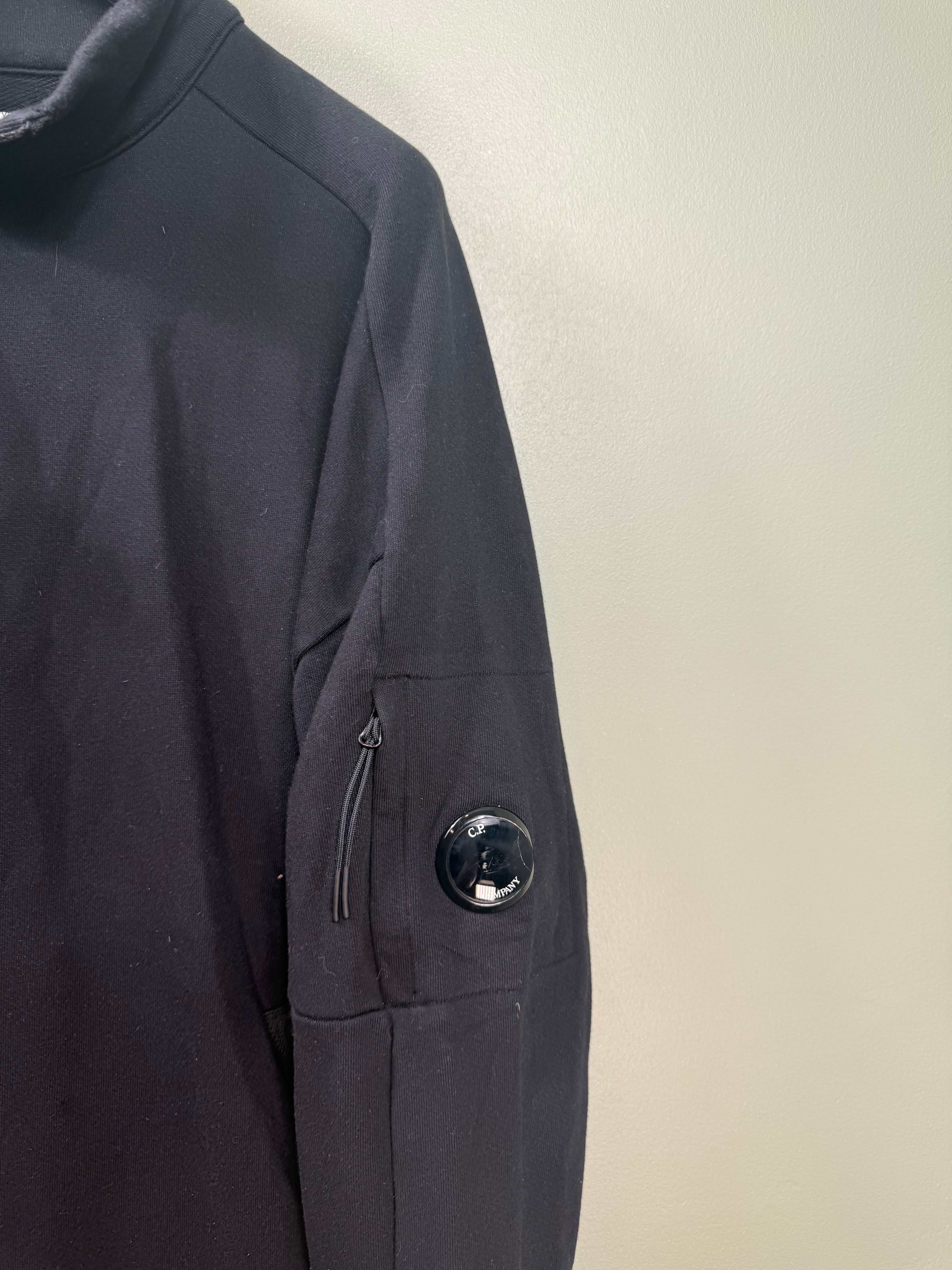 C.P. Company Black 1/4 Zip Jumper