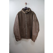 Stone Island Khaki Ghost Panno Tinto in Capo PIU Missoula Gommata Jacket