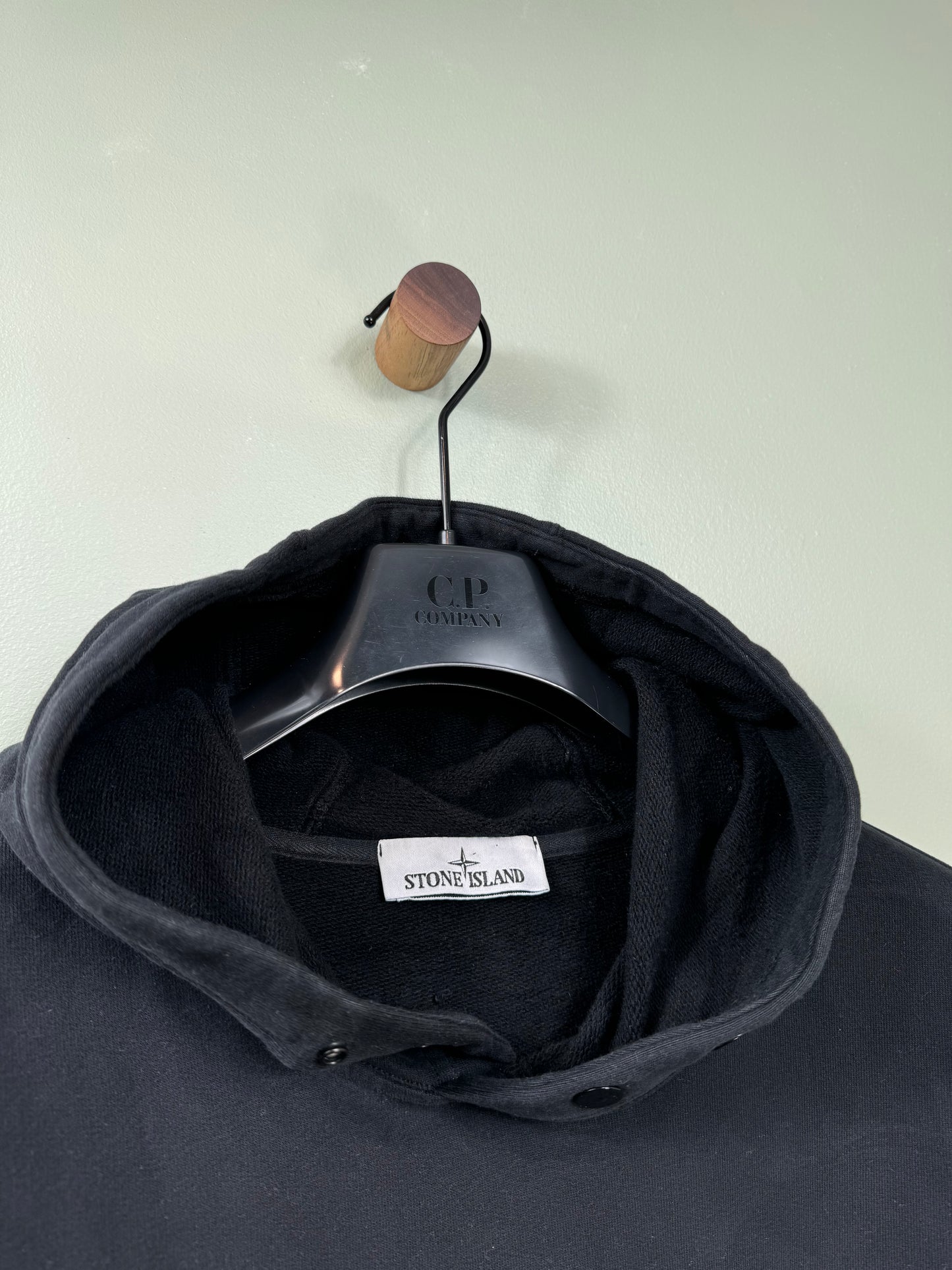 Stone Island Black Hoodie