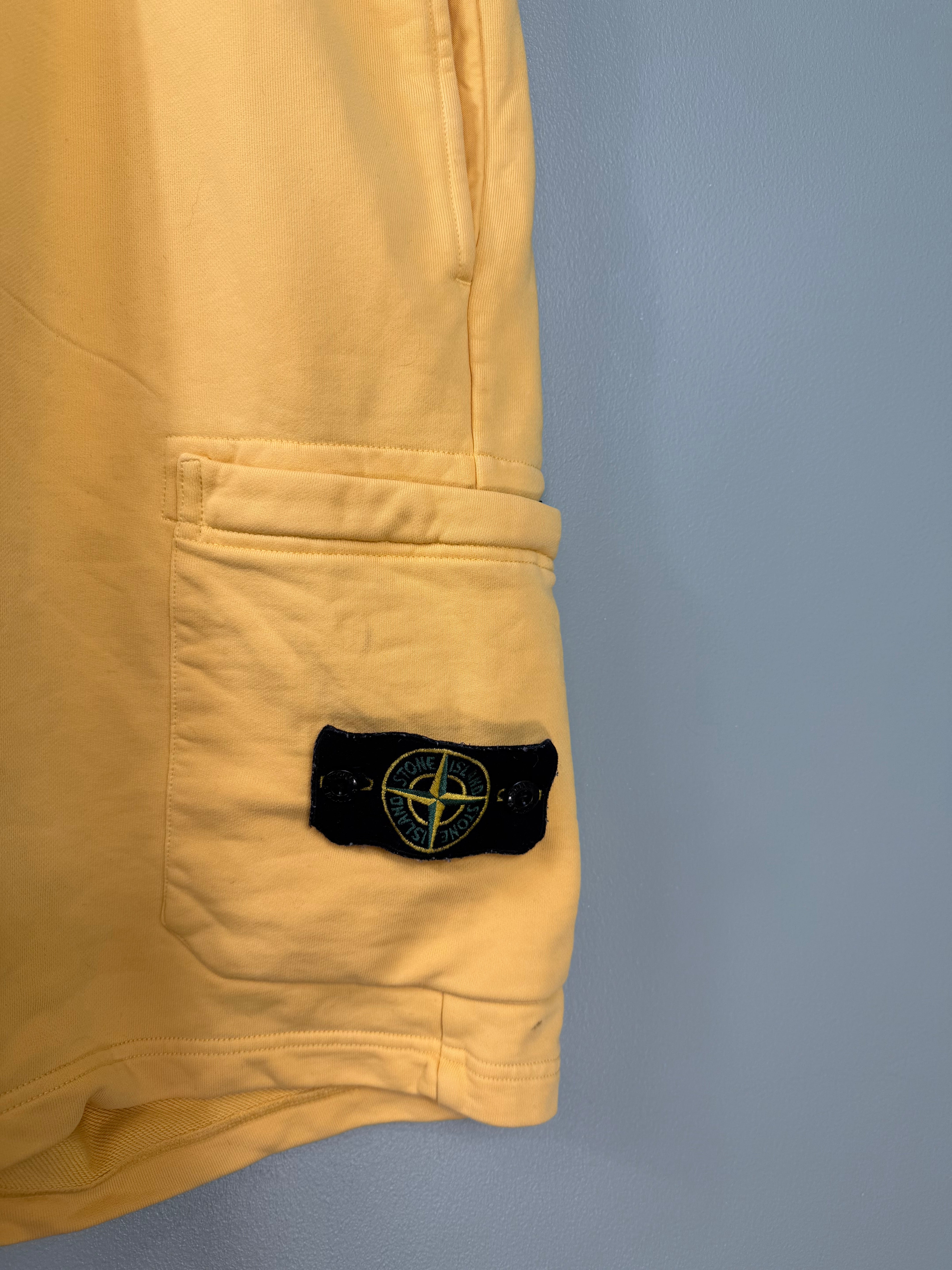 Stone Island Yellow Shorts