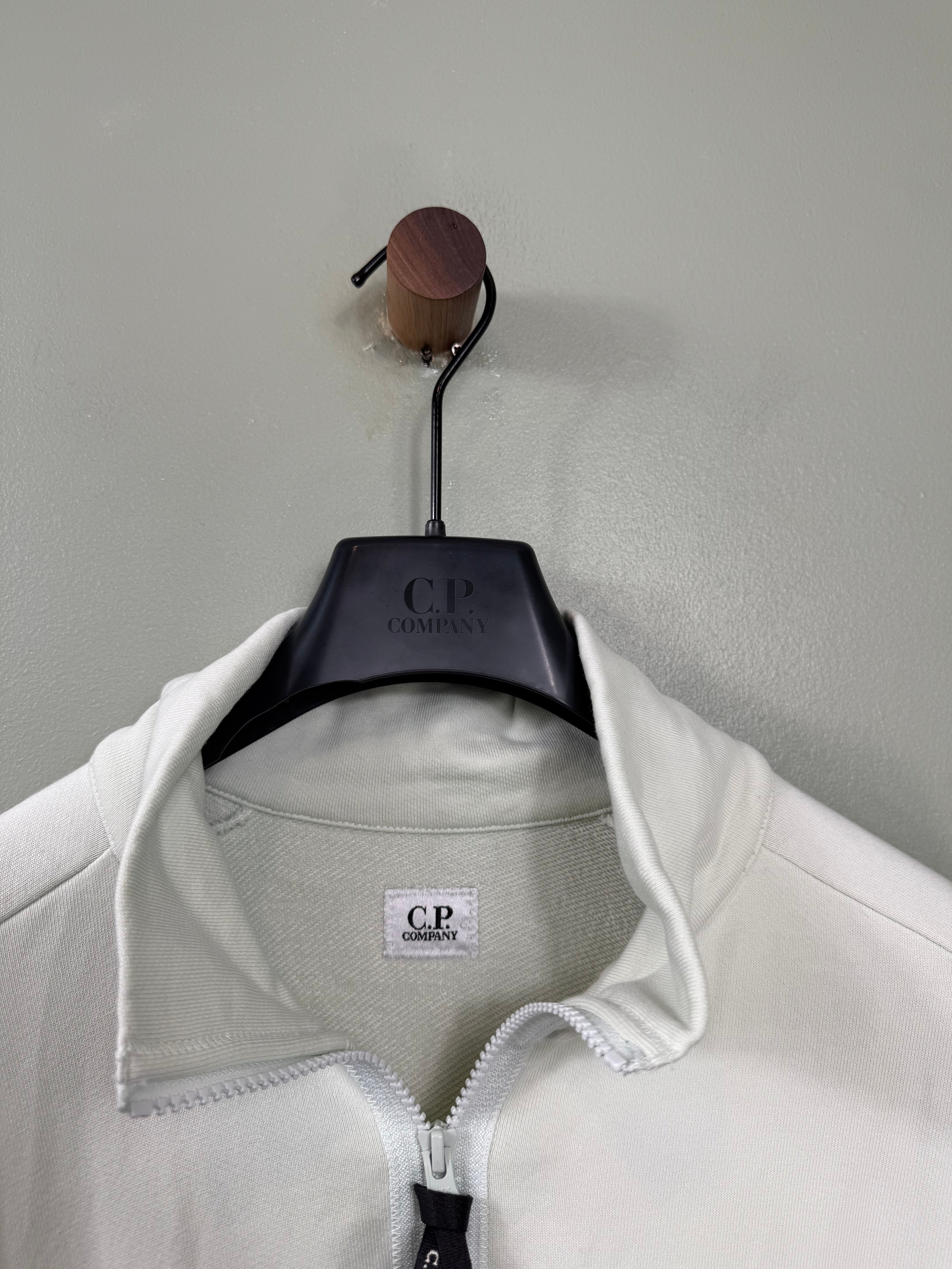 C.P. Company Pastel Green 1/4 Zip Jumper