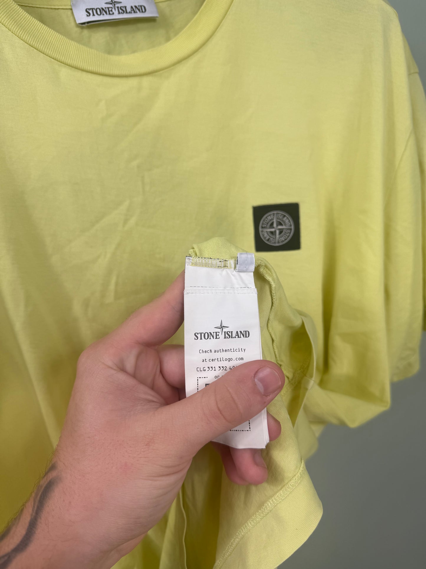Stone Island Yellow T-Shirt