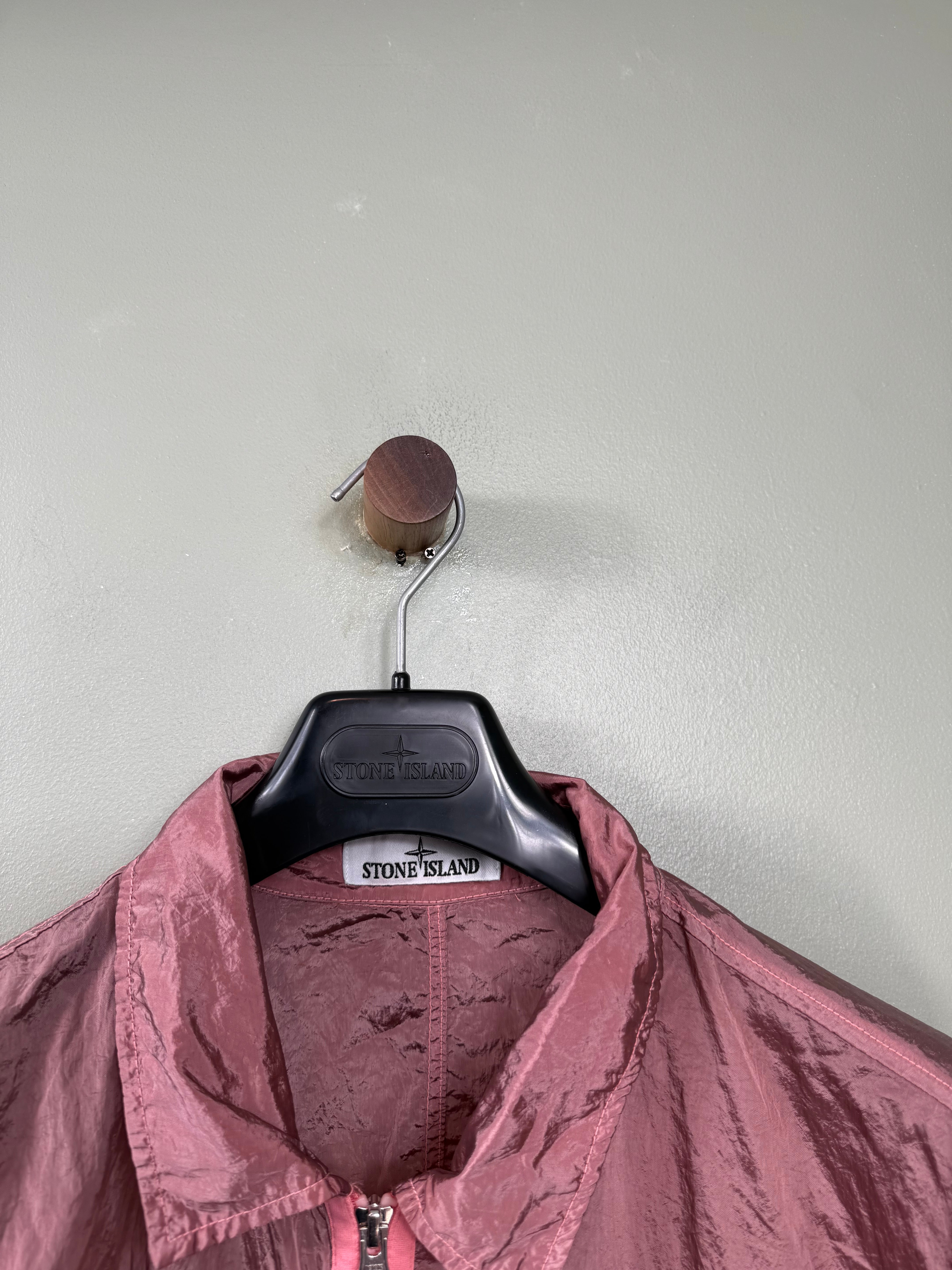 Stone Island Pink Nylon Metal Overshirt