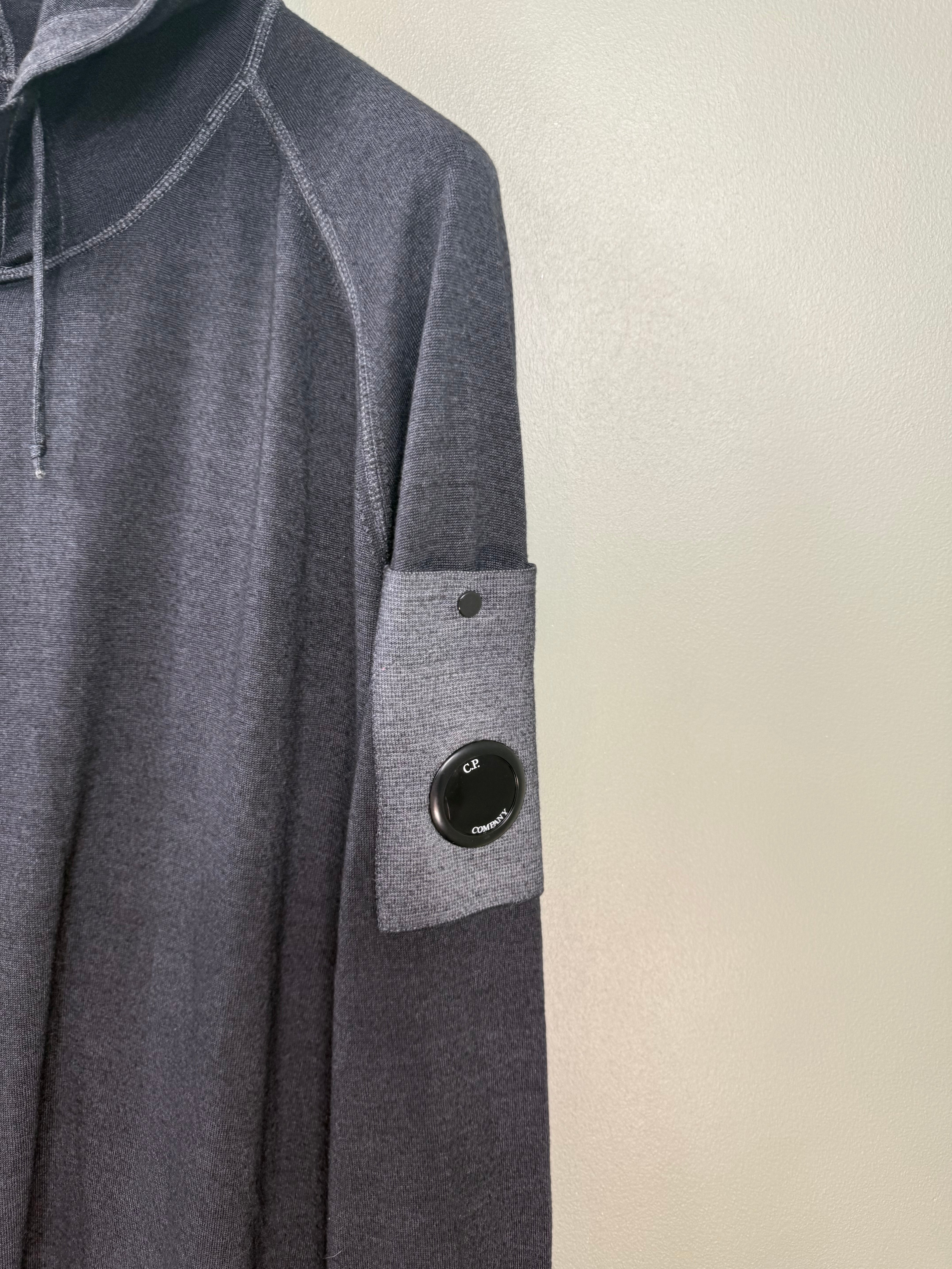 C.P. Company Navy Knit Hoodie