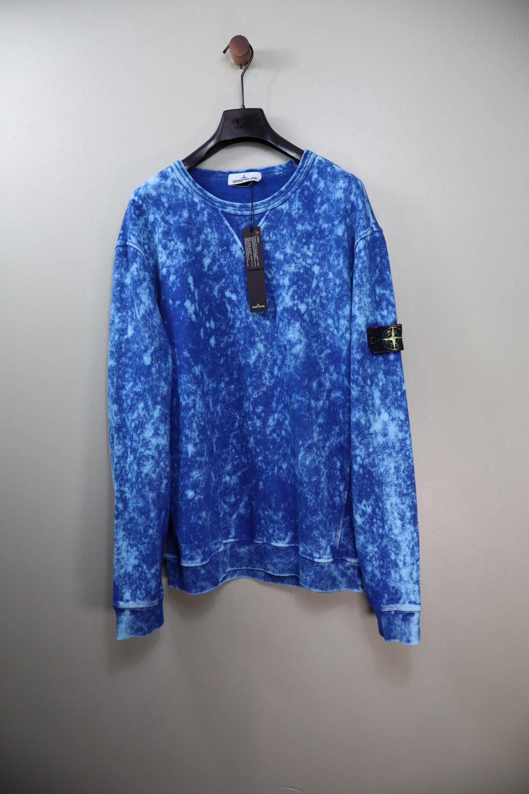 Stone Island Blue Ovo Dye Jumper