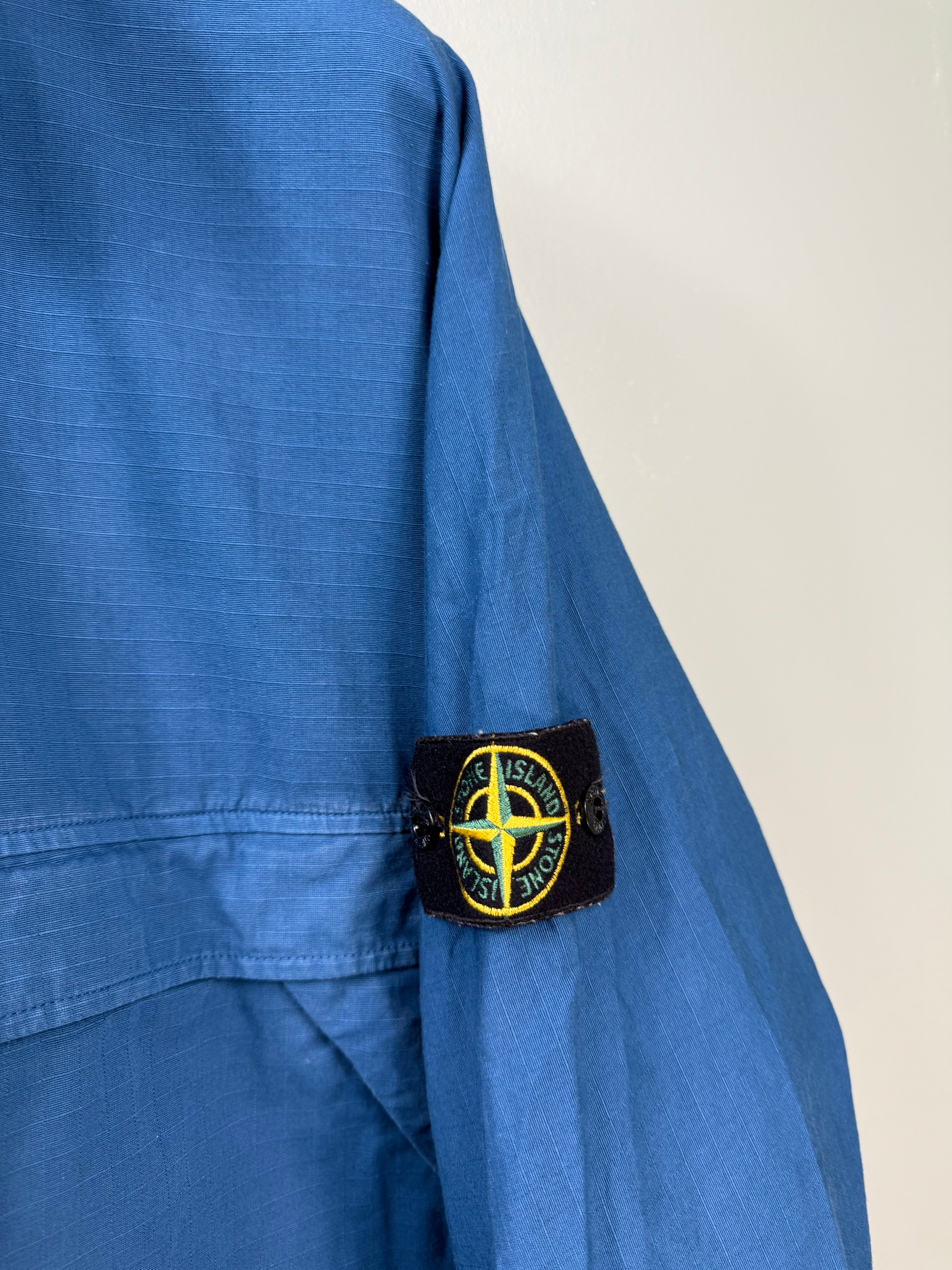 Stone Island Blue Smock Overshirt