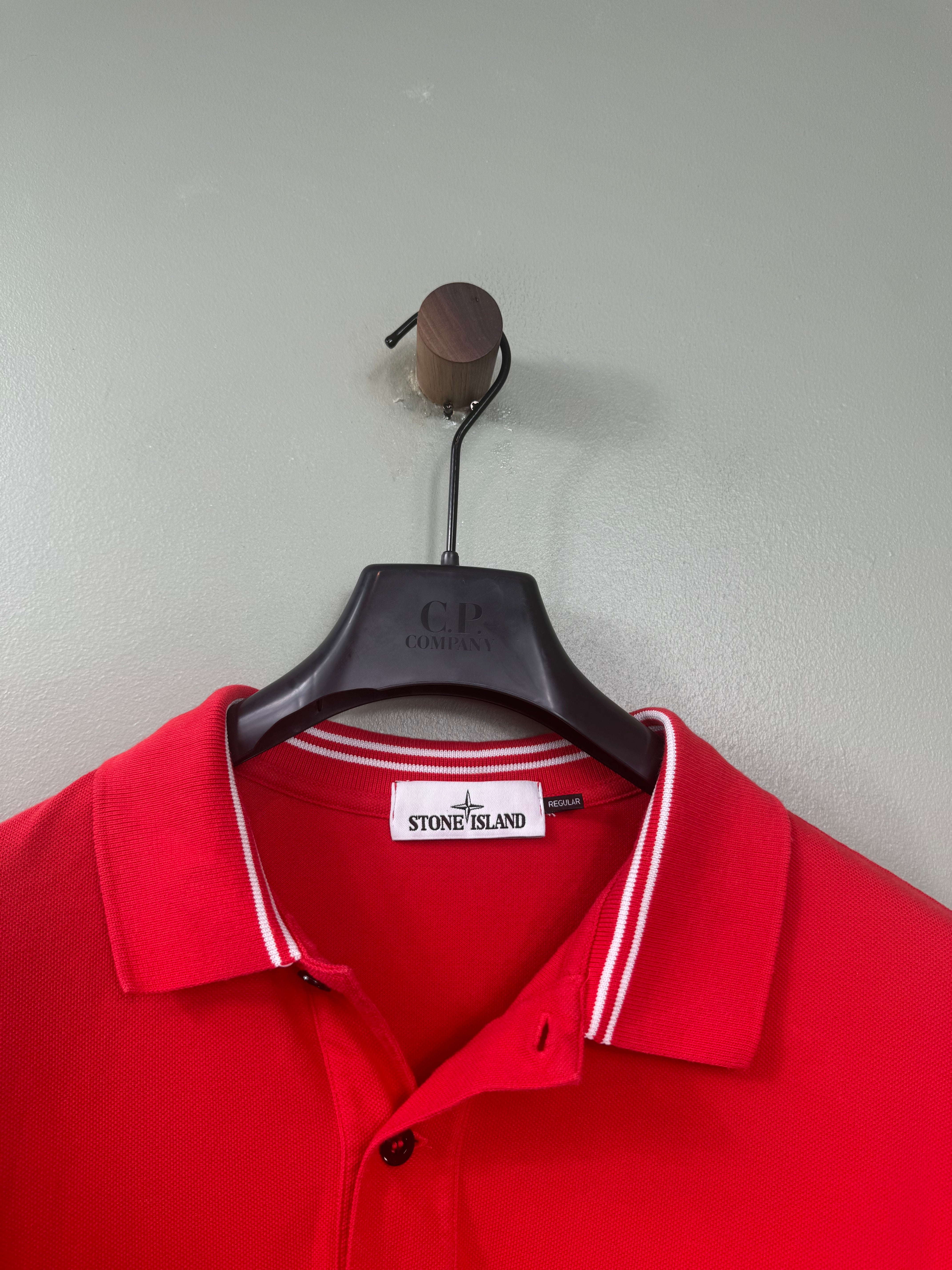 Stone Island Red Polo
