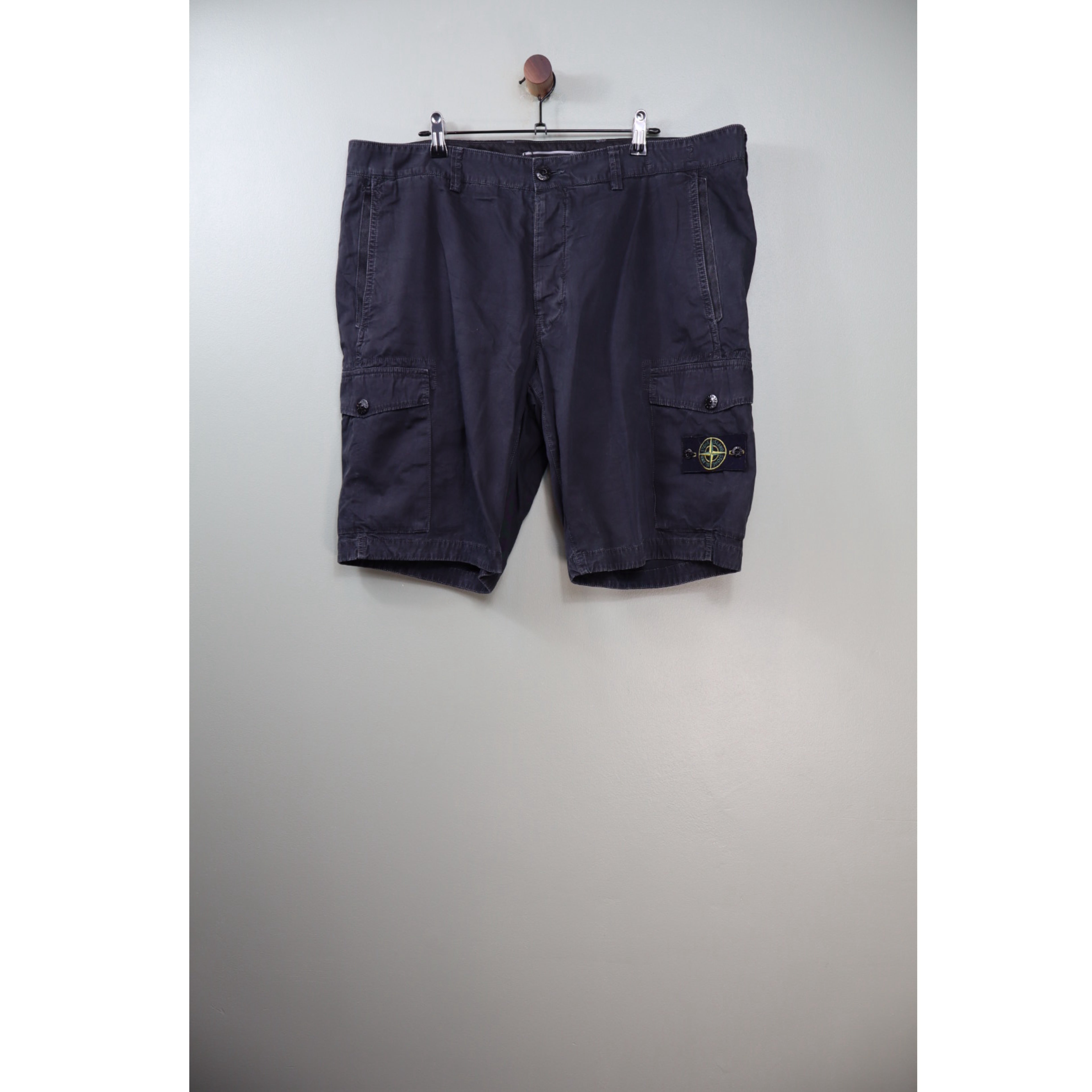 Stone Island Black SL Cargo Shorts