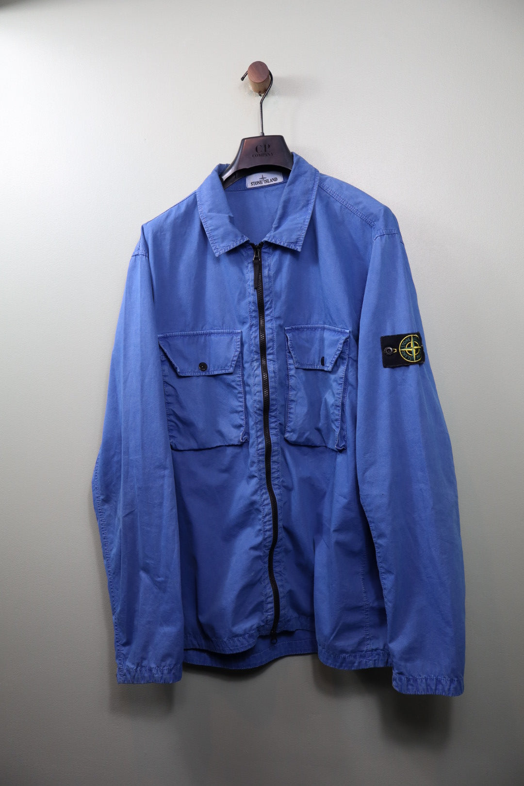 Stone Island Blue Overshirt