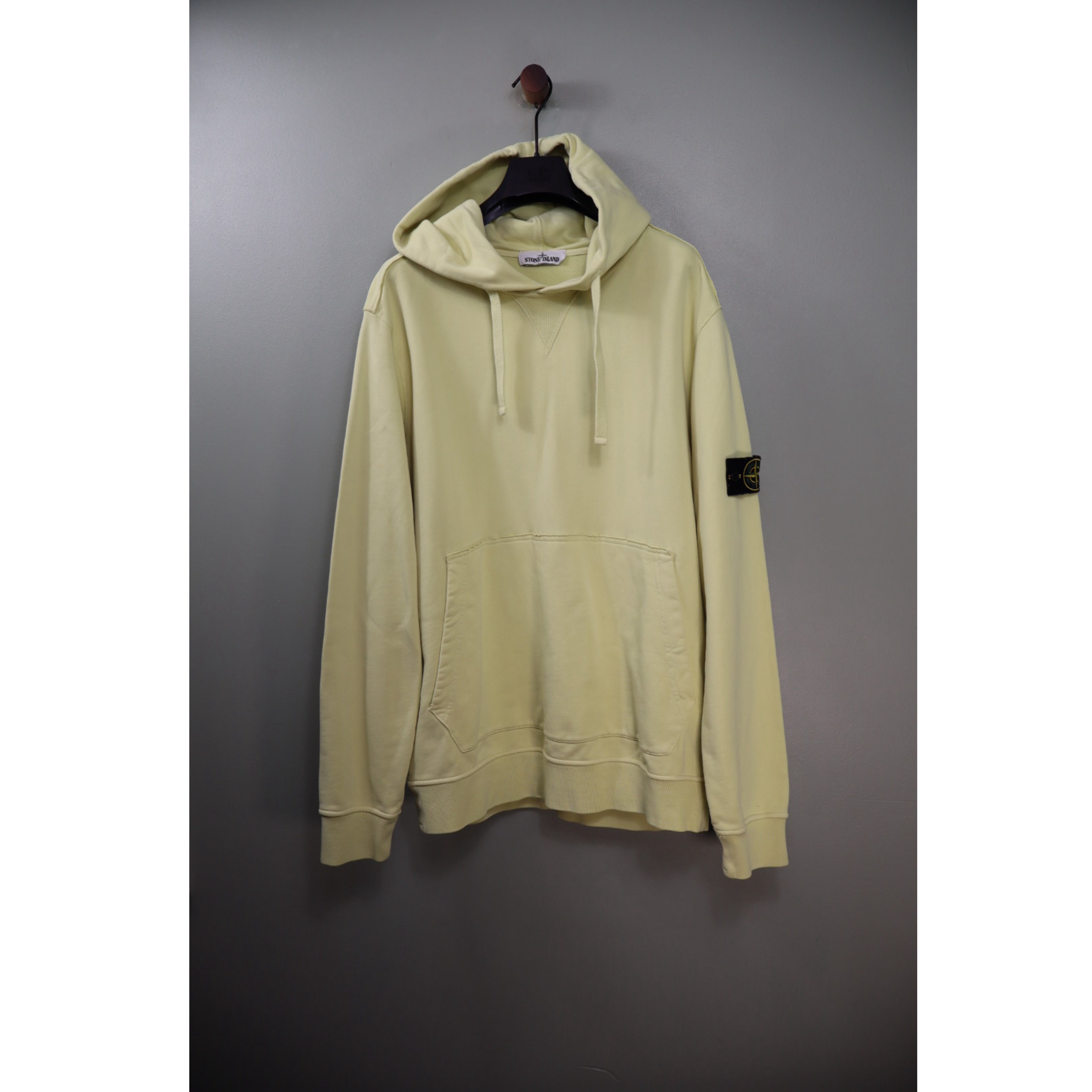 Stone Island Yellow Hoodie