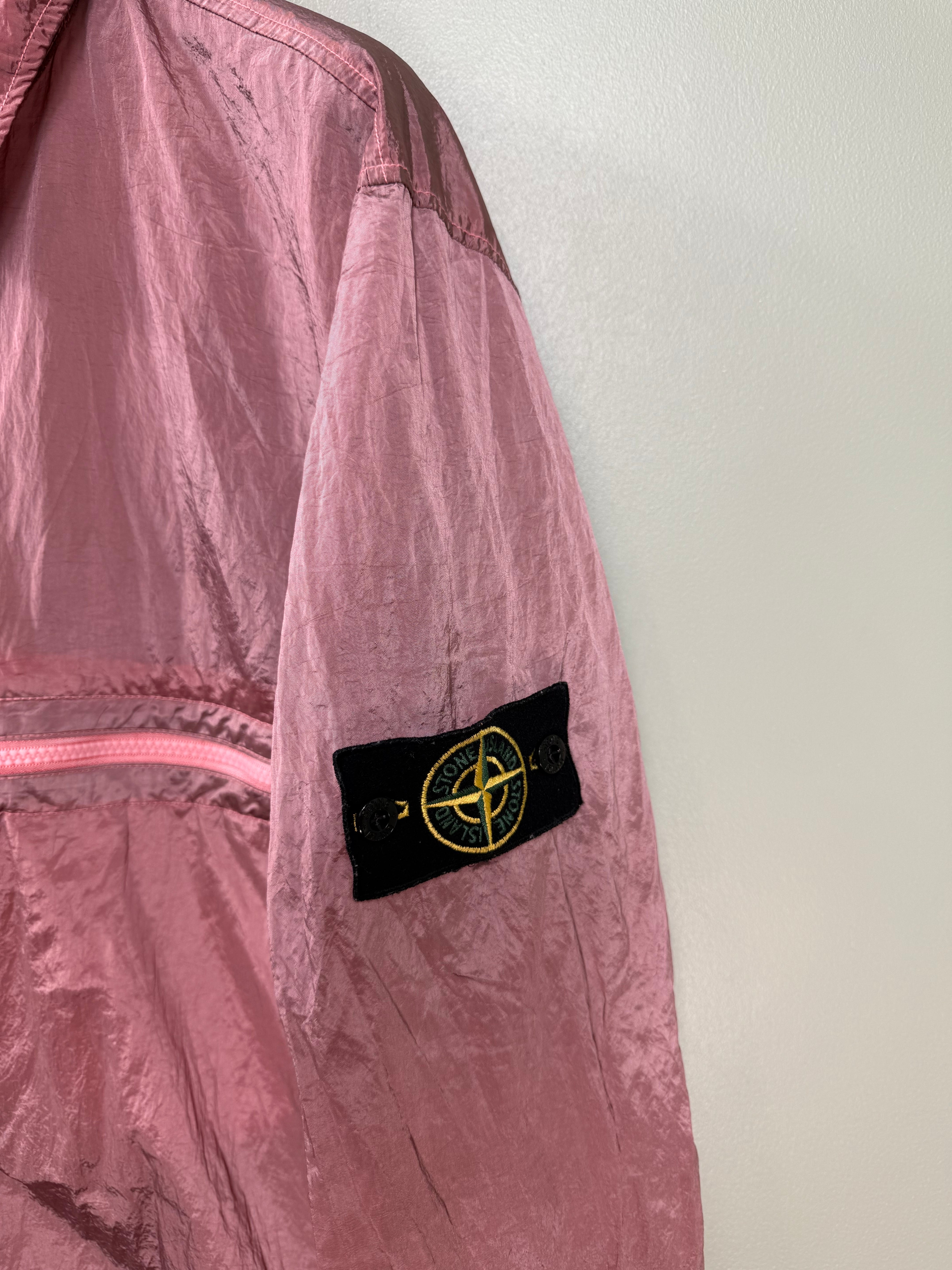Stone Island Pink Nylon Metal Overshirt
