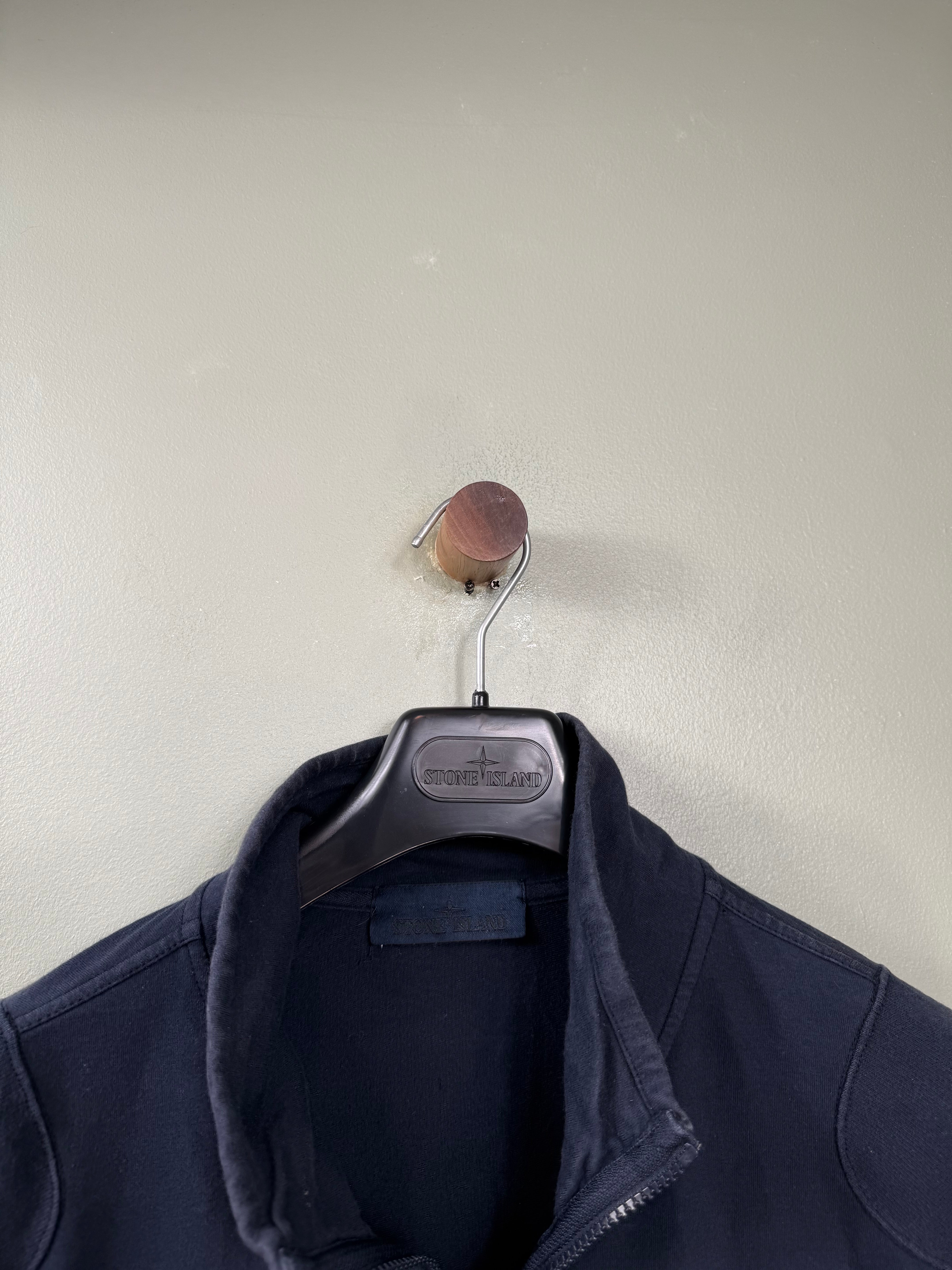 Stone Island Navy Ghost Zipped Jumper