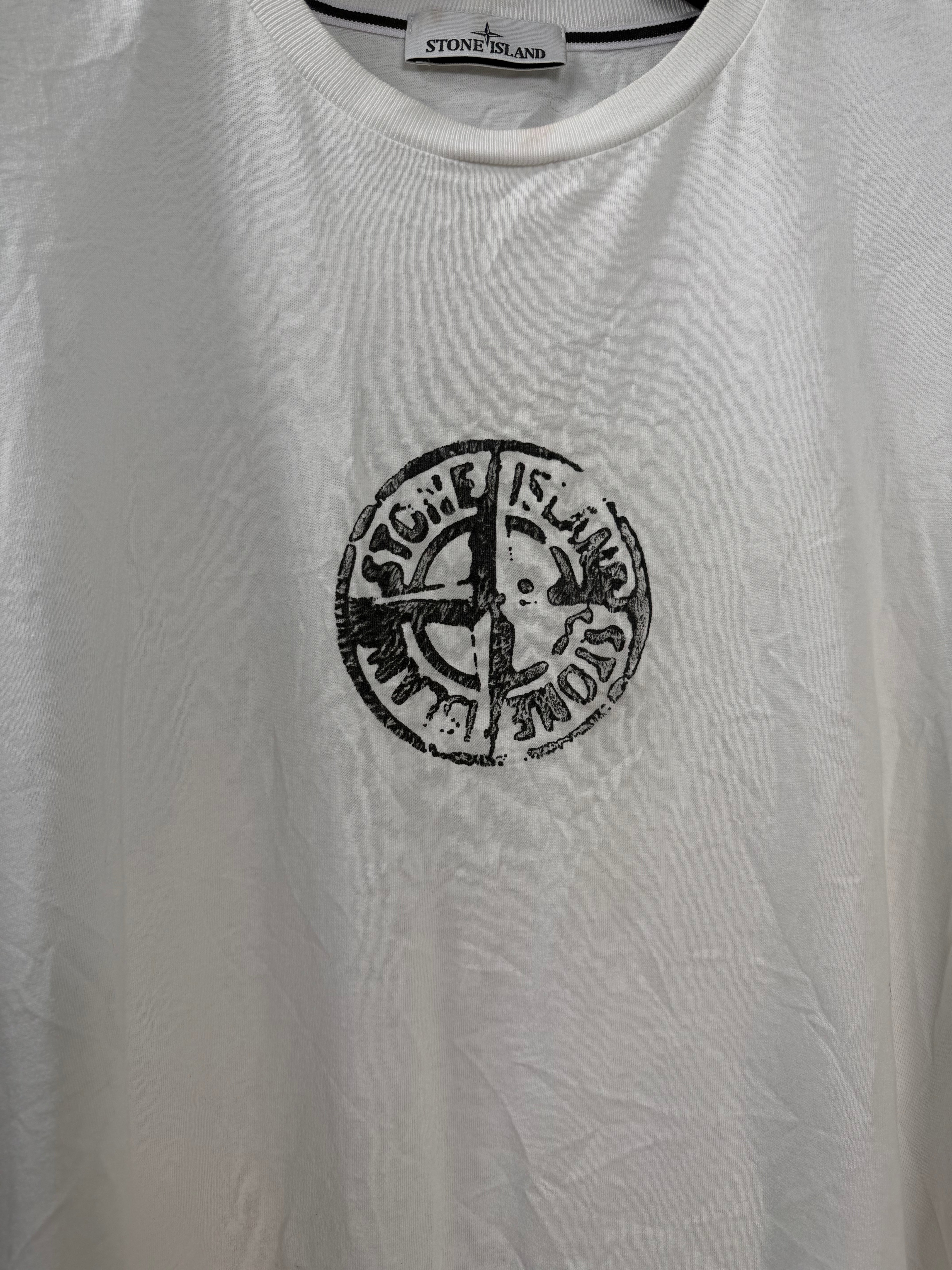 Stone Island White T-Shirt