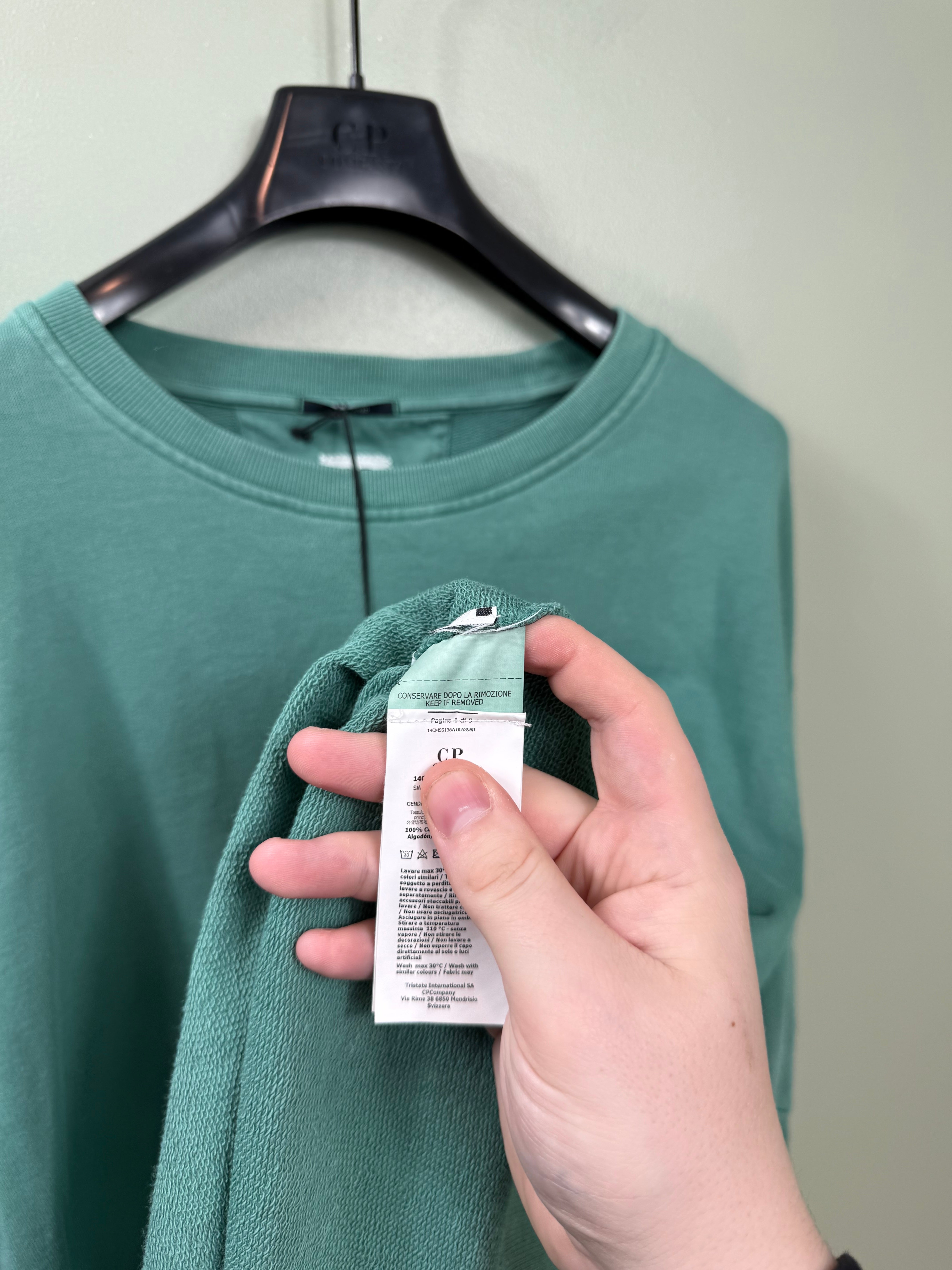C.P. Company Green Jumper