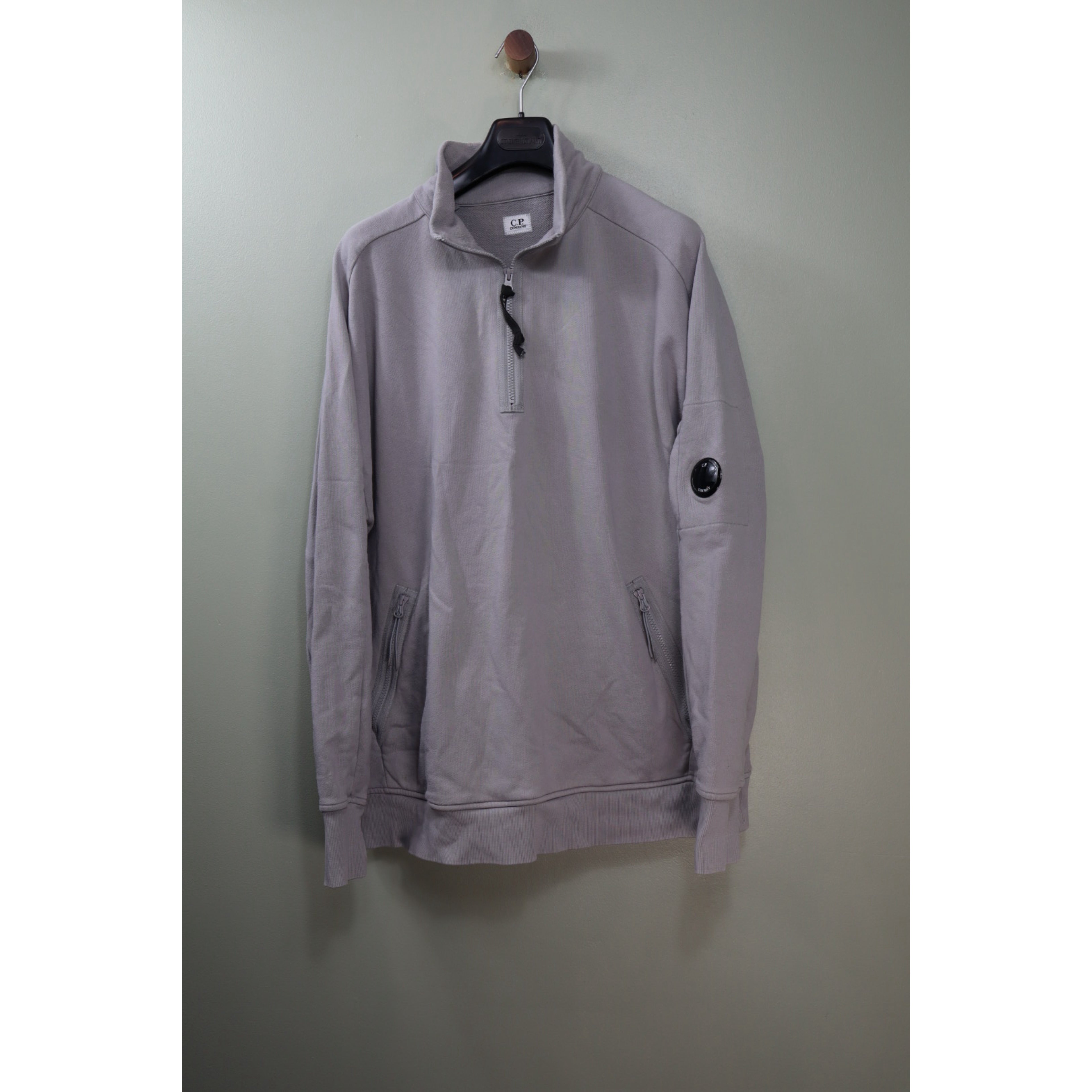 C.P. Company Grey 1/4 Zip Jumper