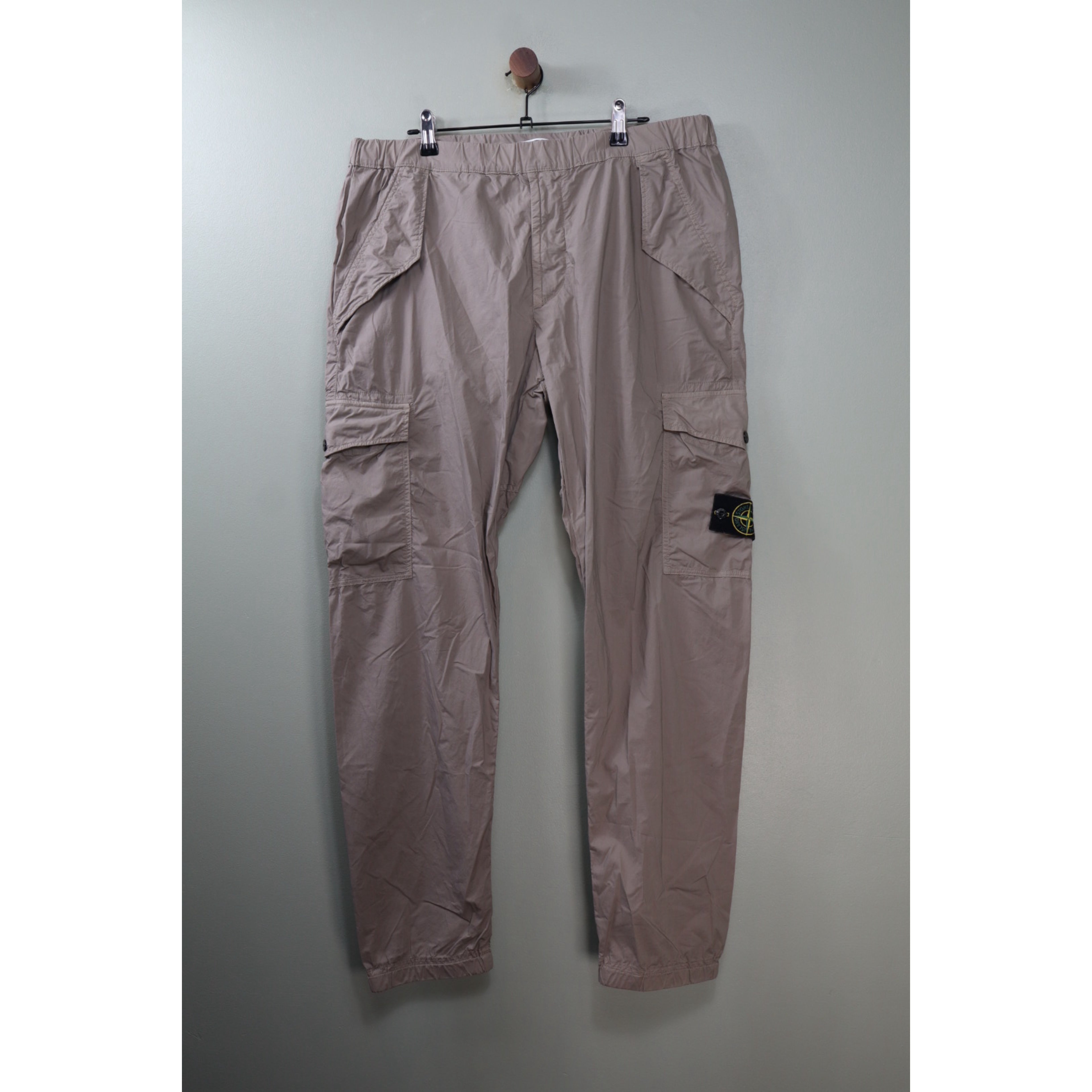 Stone Island Beige RE-T Cargo Bottoms