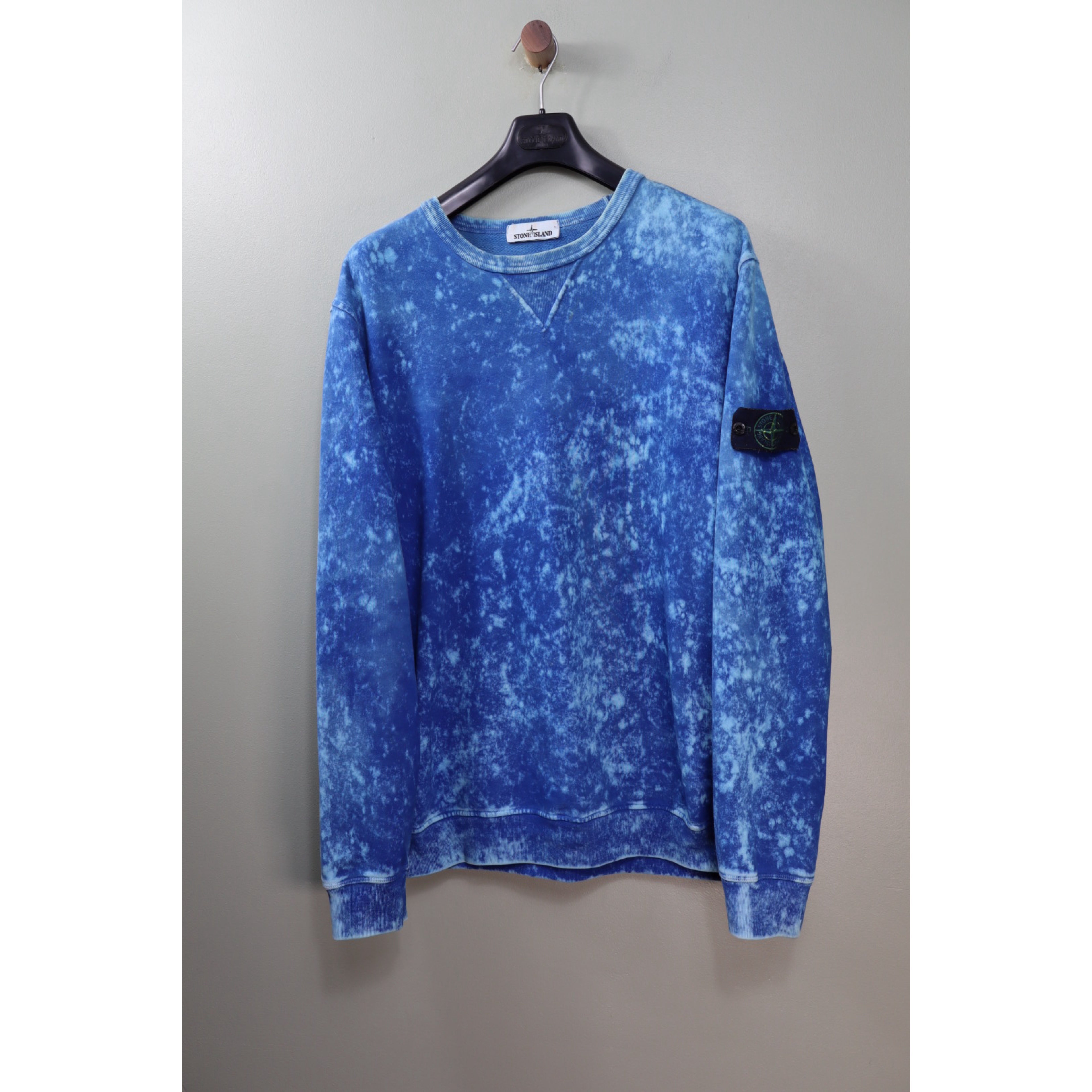 Stone Island Blue Ovo Dye Jumper