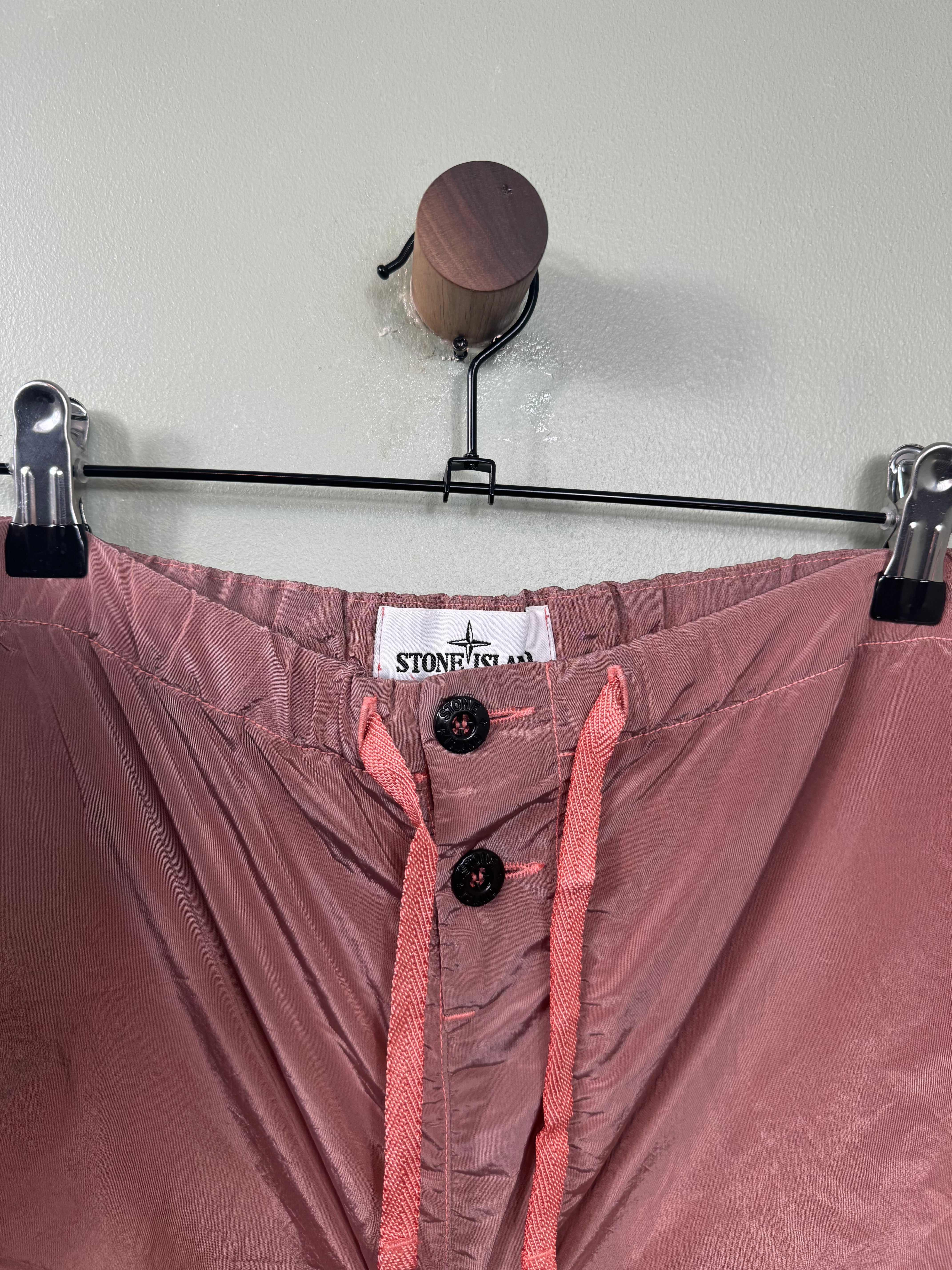 Stone Island Pink Nylon Metal Shorts
