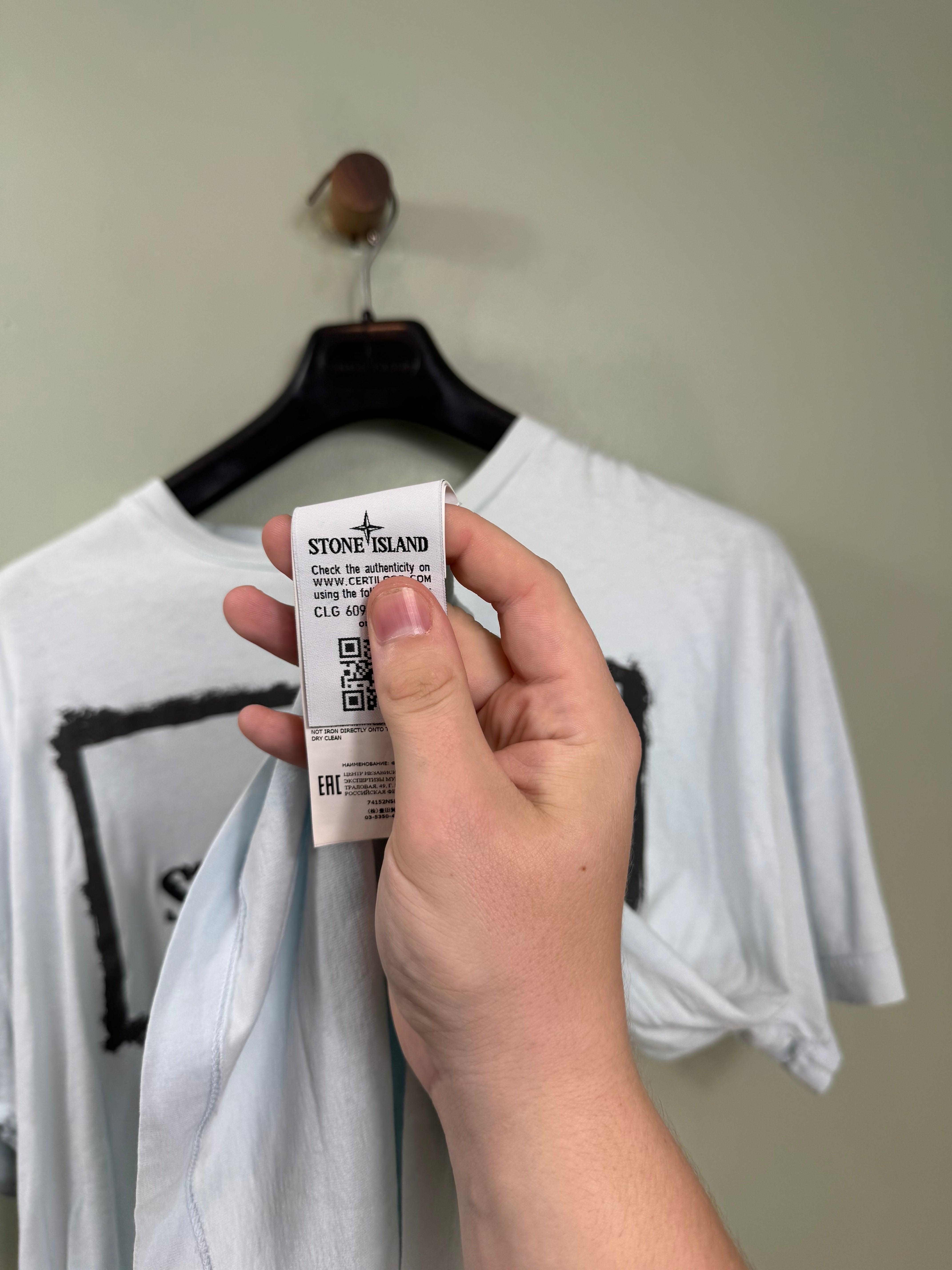 Stone Island Baby Blue T-Shirt