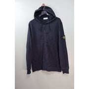 Stone Island Black Zipped Hoodie