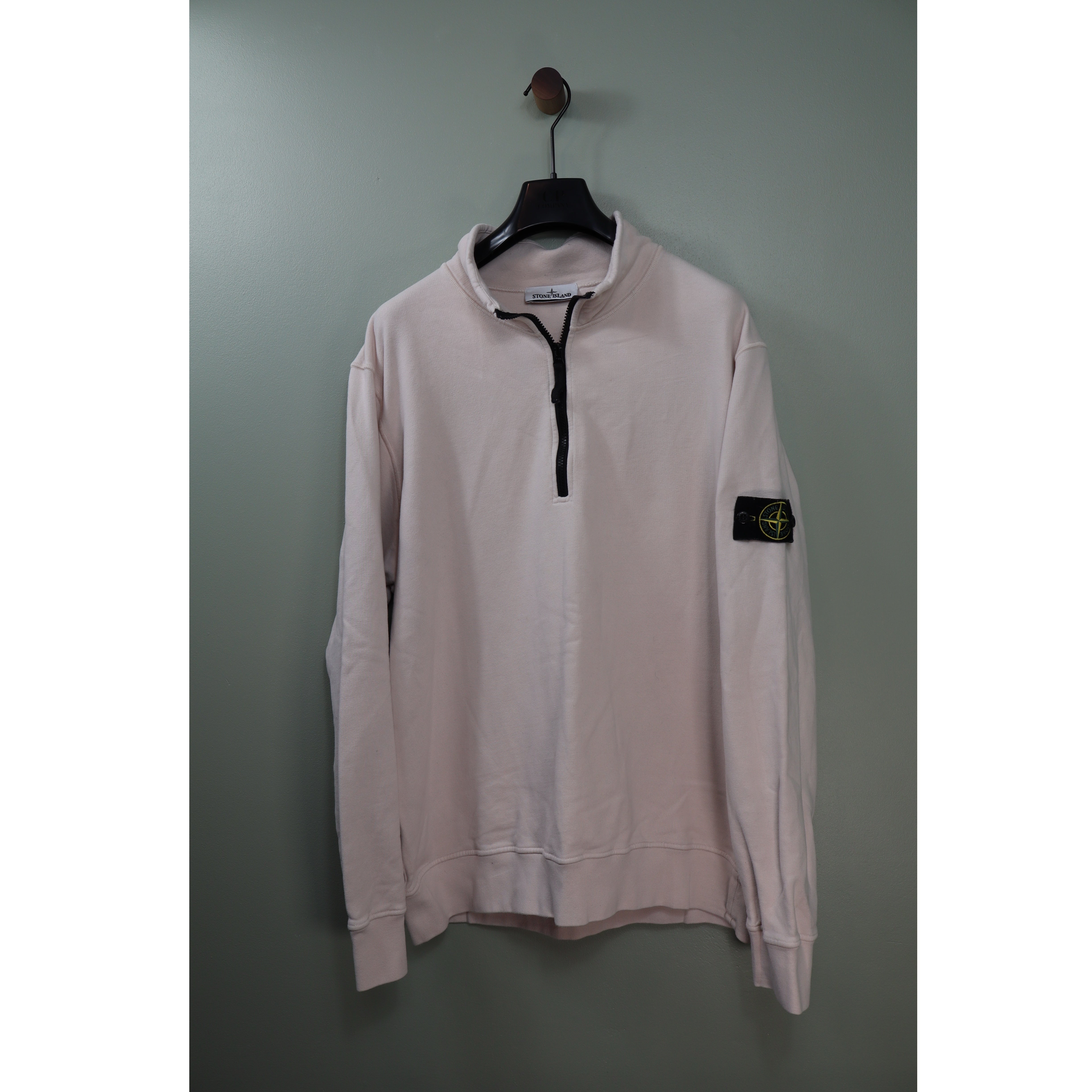 Stone Island Beige 1/4 Zip Jumper