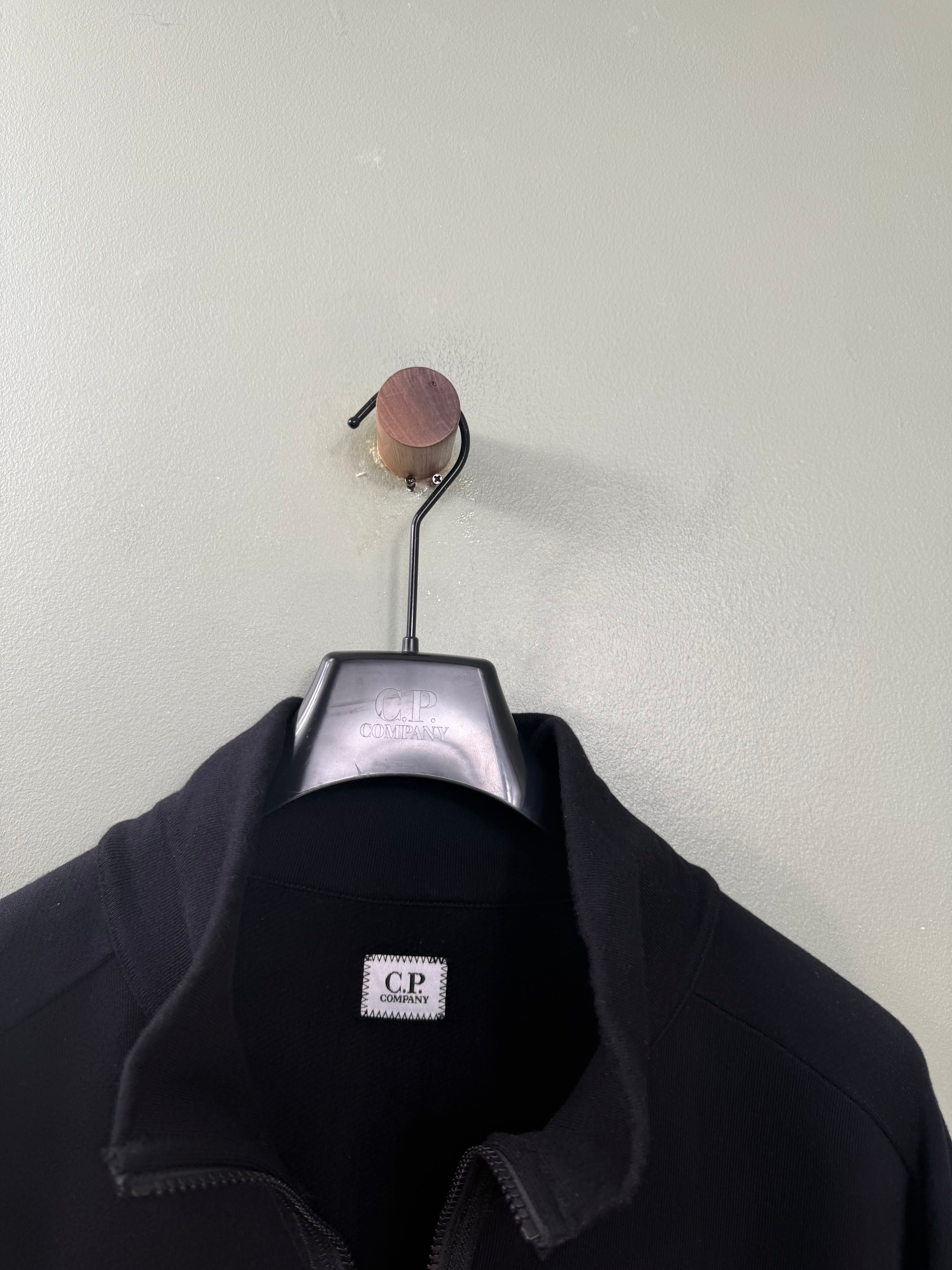 C.P. Company Black 1/4 Zip Jumper