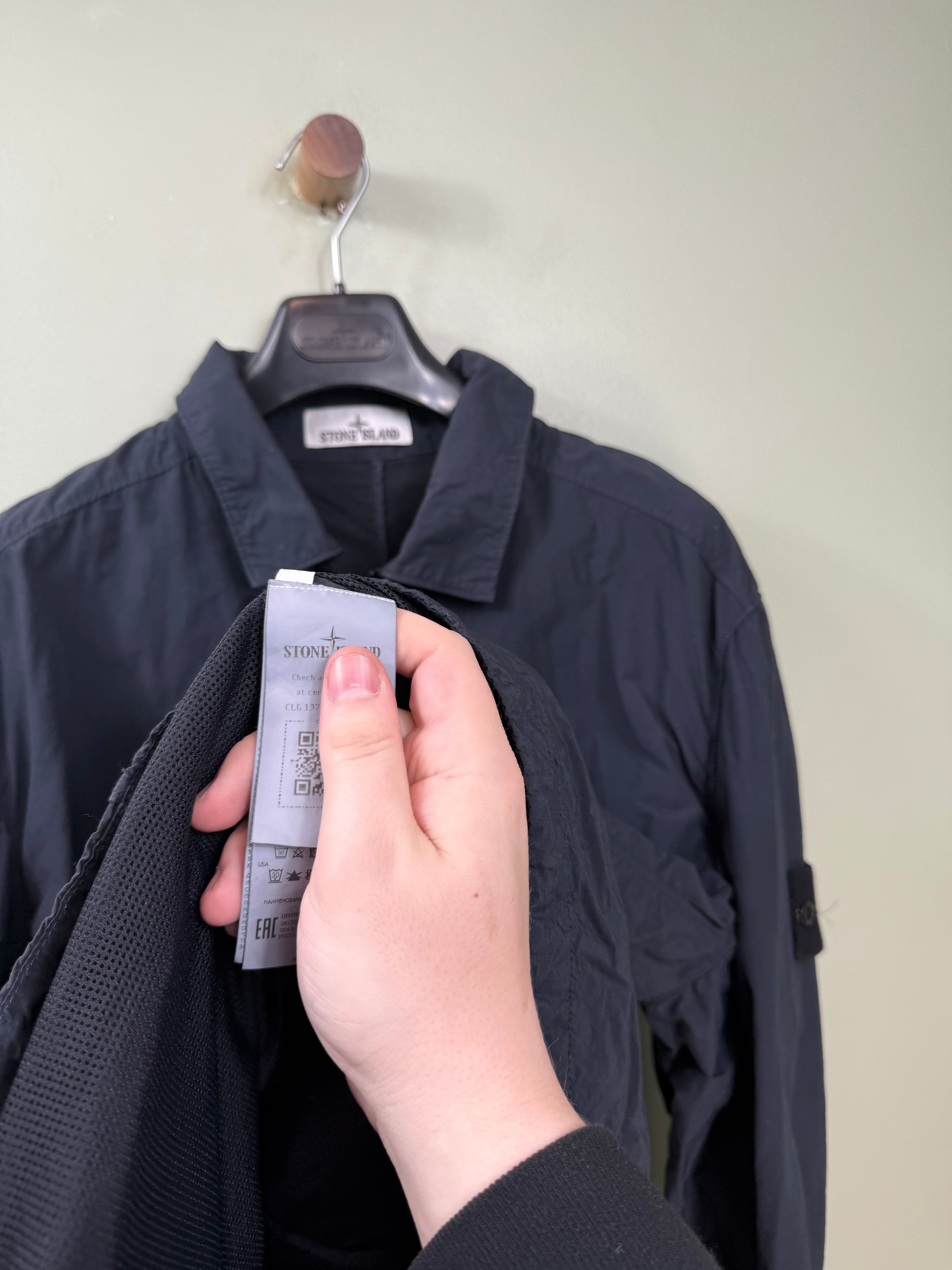 Stone Island Navy Naslan Overshirt
