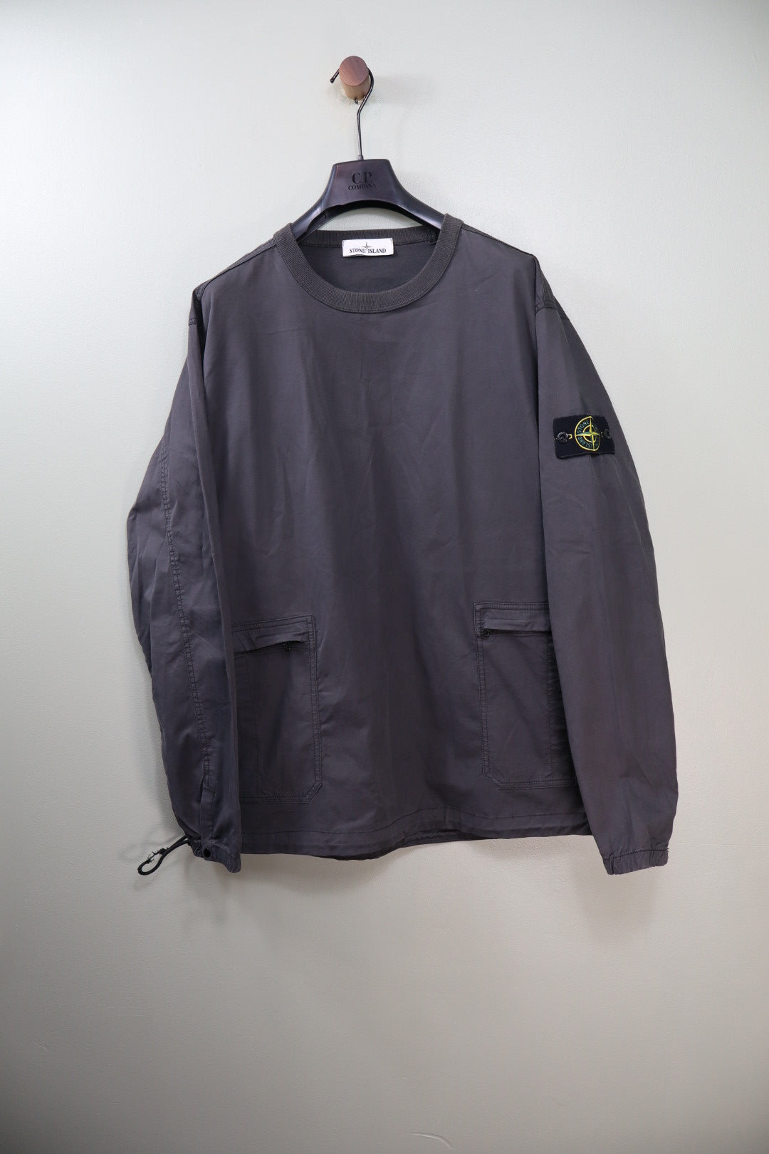 Stone Island Charcoal Grey Smock Jumper