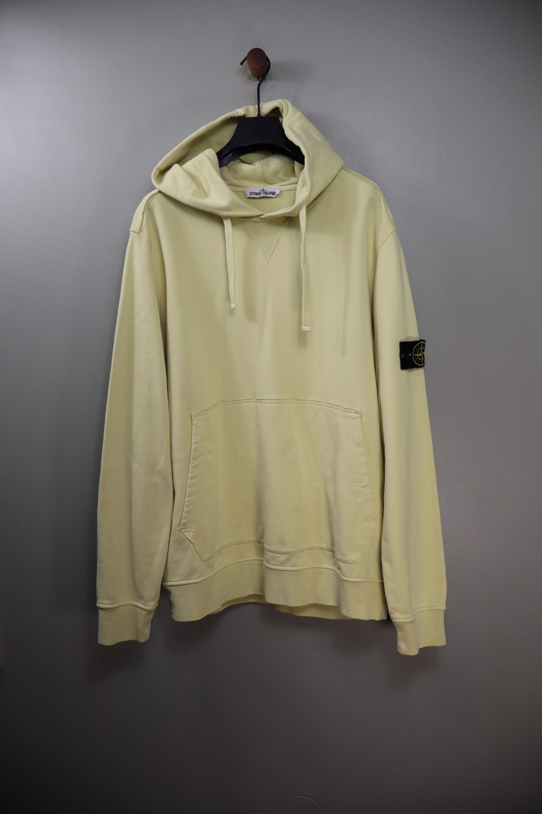 Stone Island Yellow Hoodie