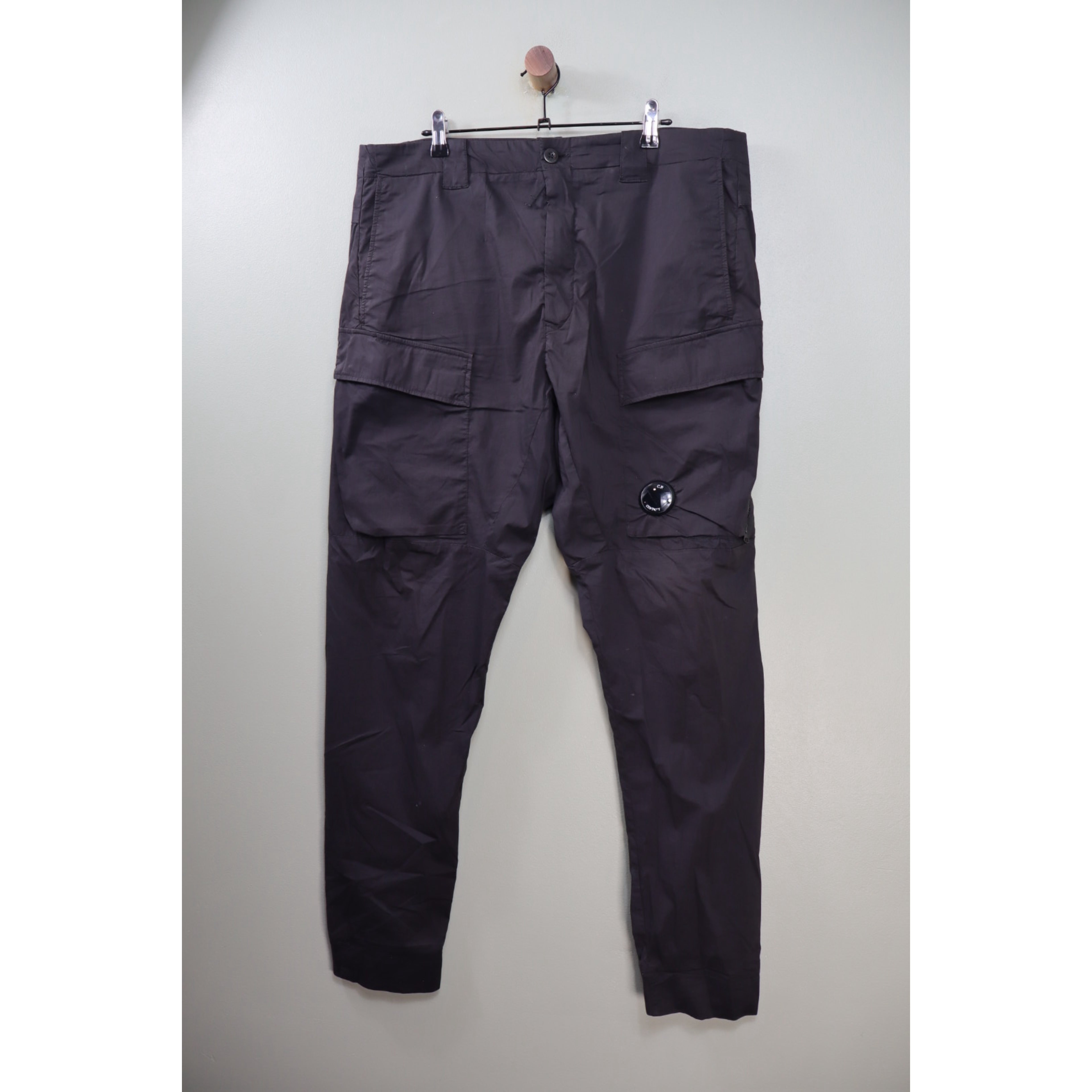 C.P. Company Black Cargo Bottoms