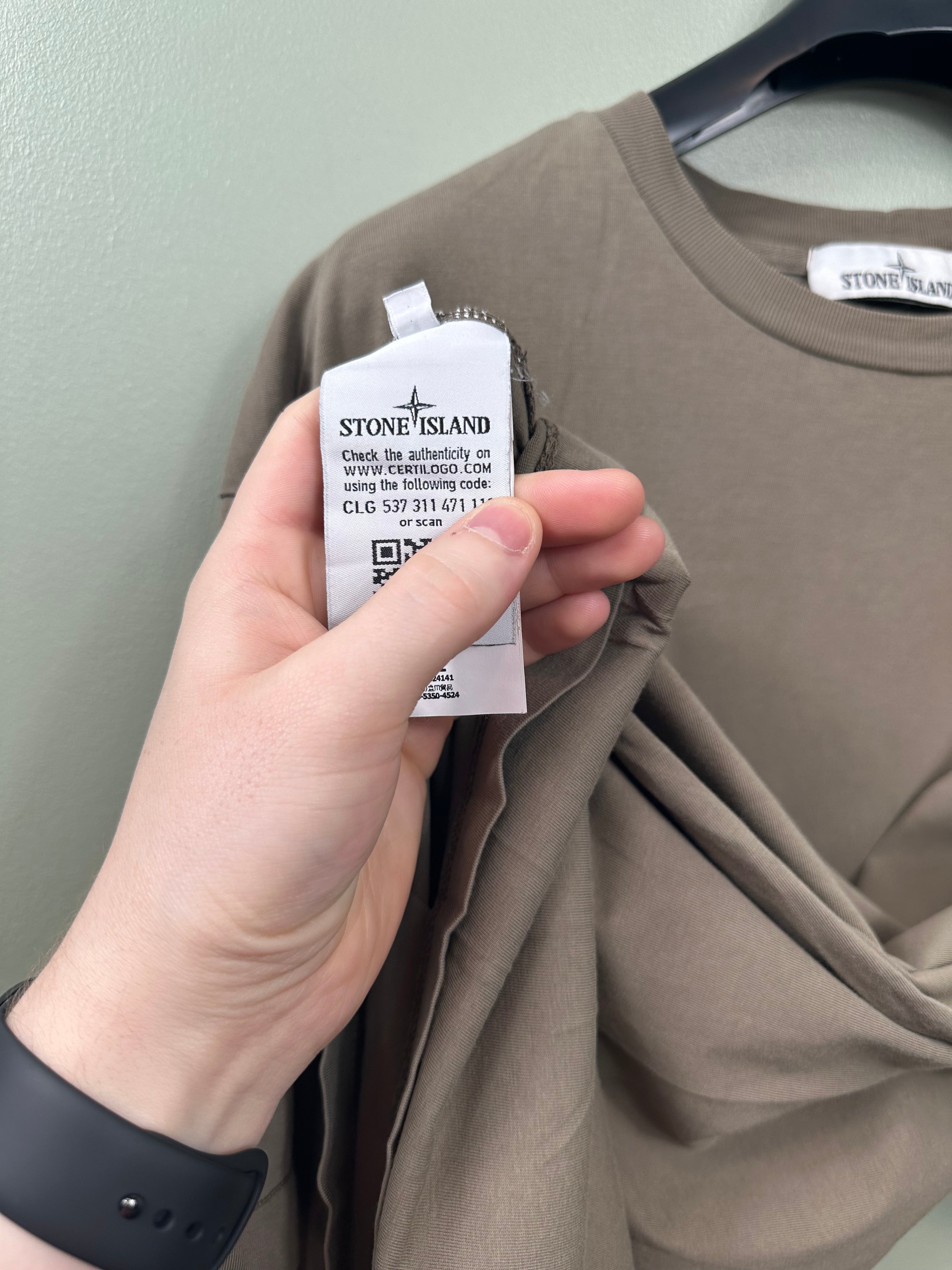 Stone Island Khaki Tee