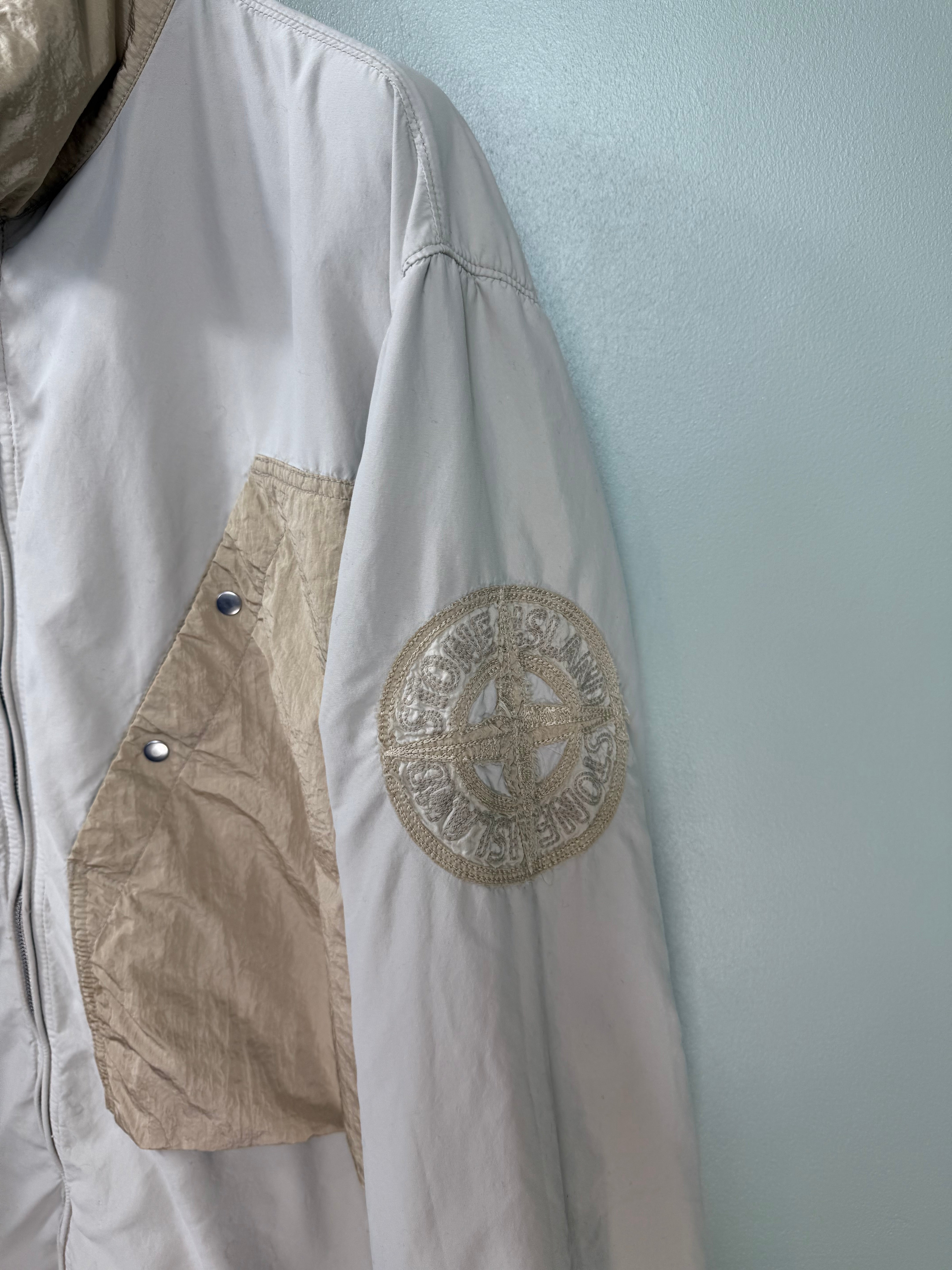 Stone Island Beige Embroidered Jacket